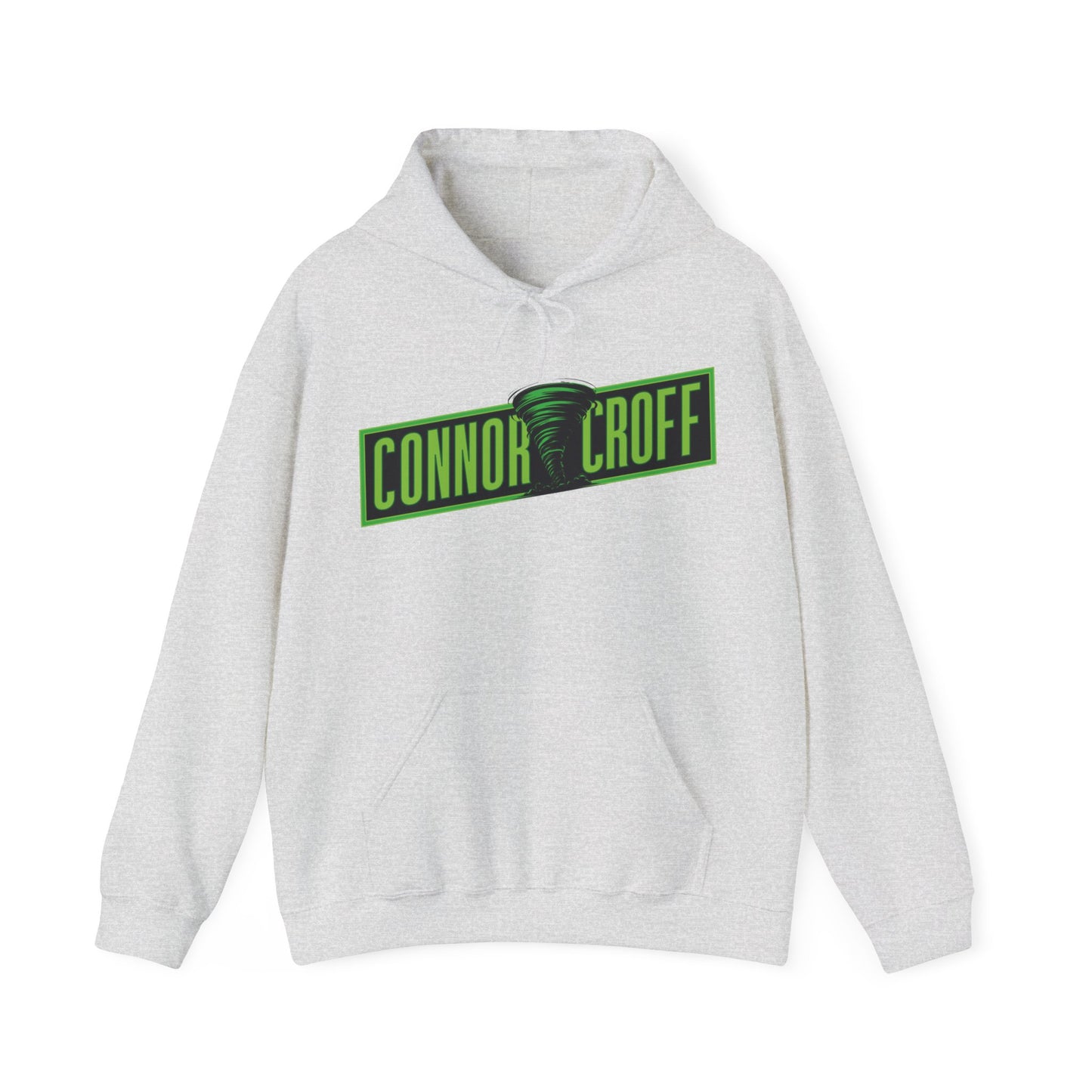 Connor Croff Green Logo Unisex Heavy Blend™ Hooded Sweatshirt