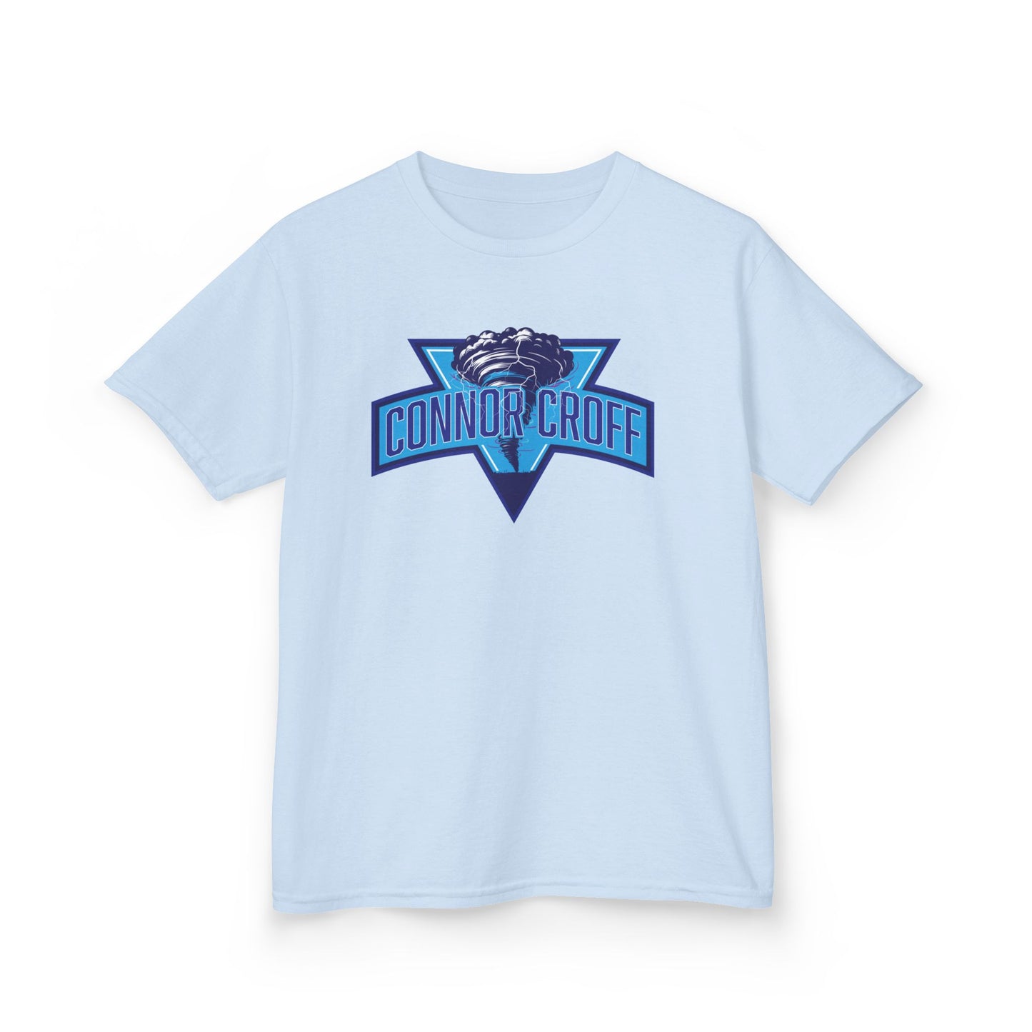 YOUTH (KIDS) Connor Croff Blue Logo Heavy Cotton™ Tee