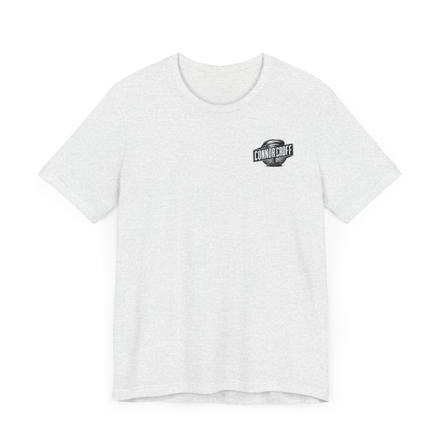 Connor Croff Small Black White Logo Unisex Jersey Short Sleeve Tee