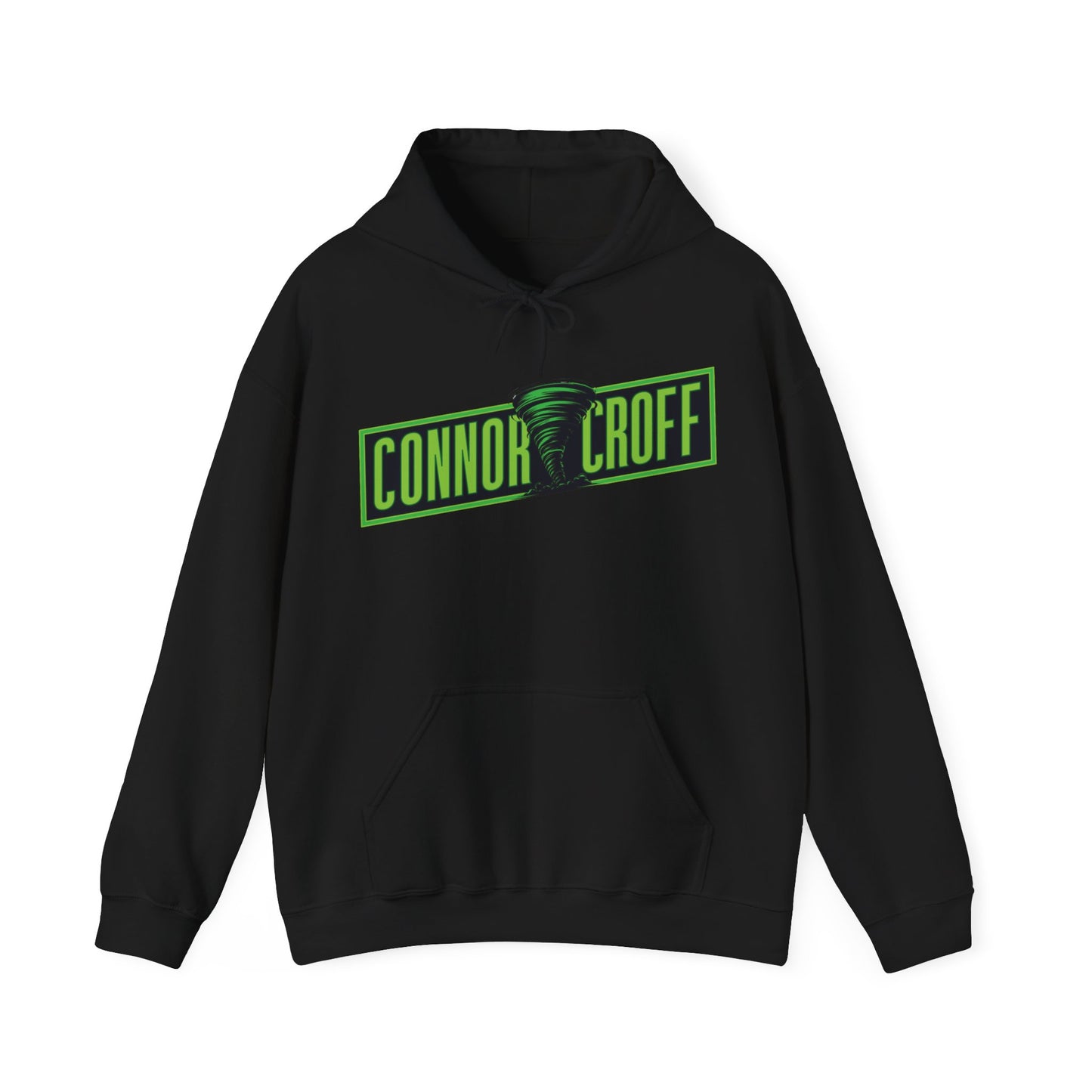 Connor Croff Green Logo Unisex Heavy Blend™ Hooded Sweatshirt