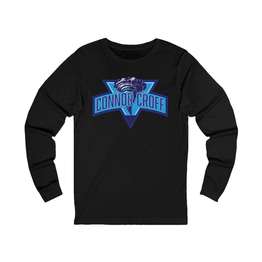 Connor Croff Blue Logo Unisex Jersey Long Sleeve Tee