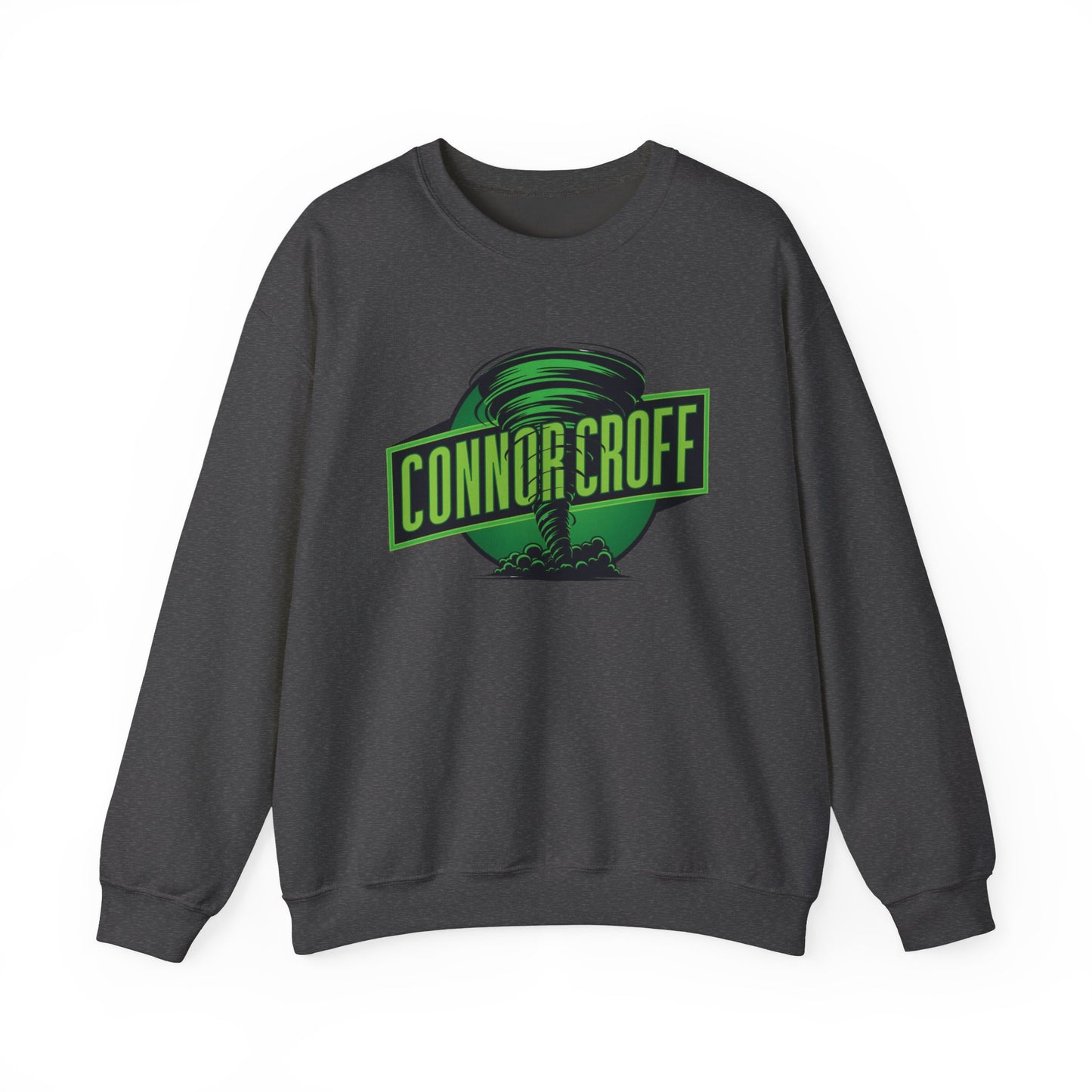 Connor Croff Green Circle Logo Unisex Heavy Blend™ Crewneck Sweatshirt
