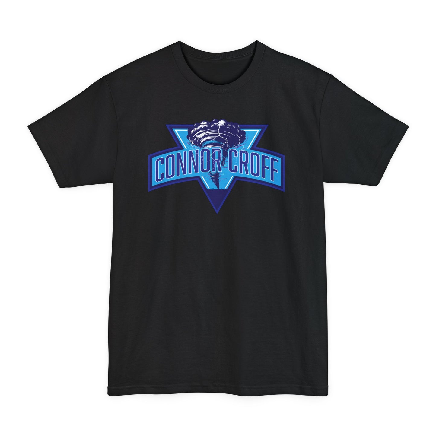 TALL SIZE Unisex Connor Croff Blue Logo T-Shirt