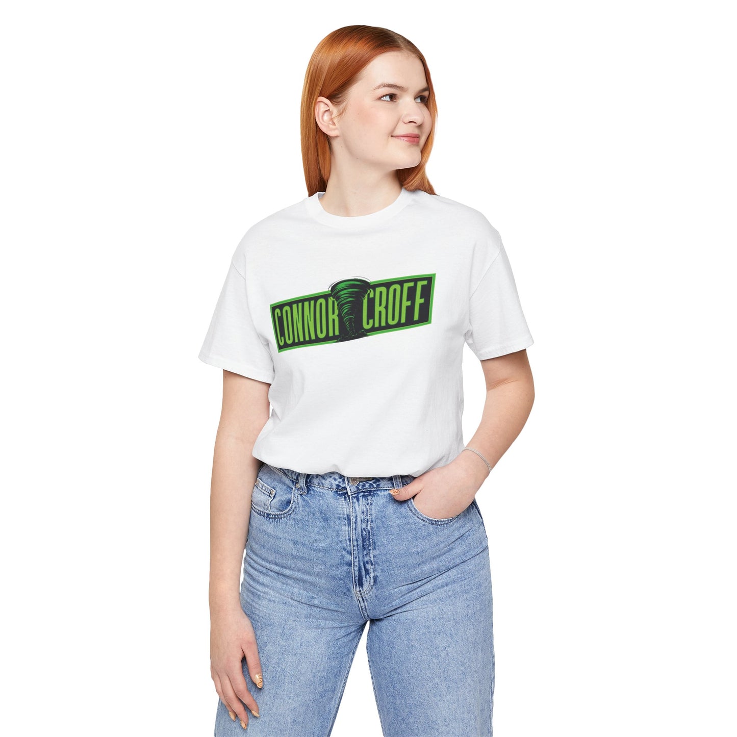 Connor Croff Green Logo Unisex Jersey Short Sleeve Tee