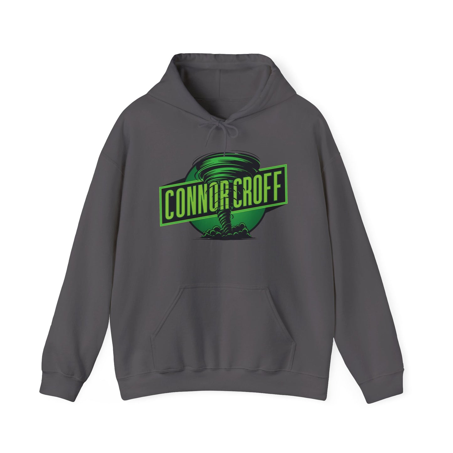 Connor Croff Green Circle Logo Unisex Heavy Blend™ Hooded Sweatshirt