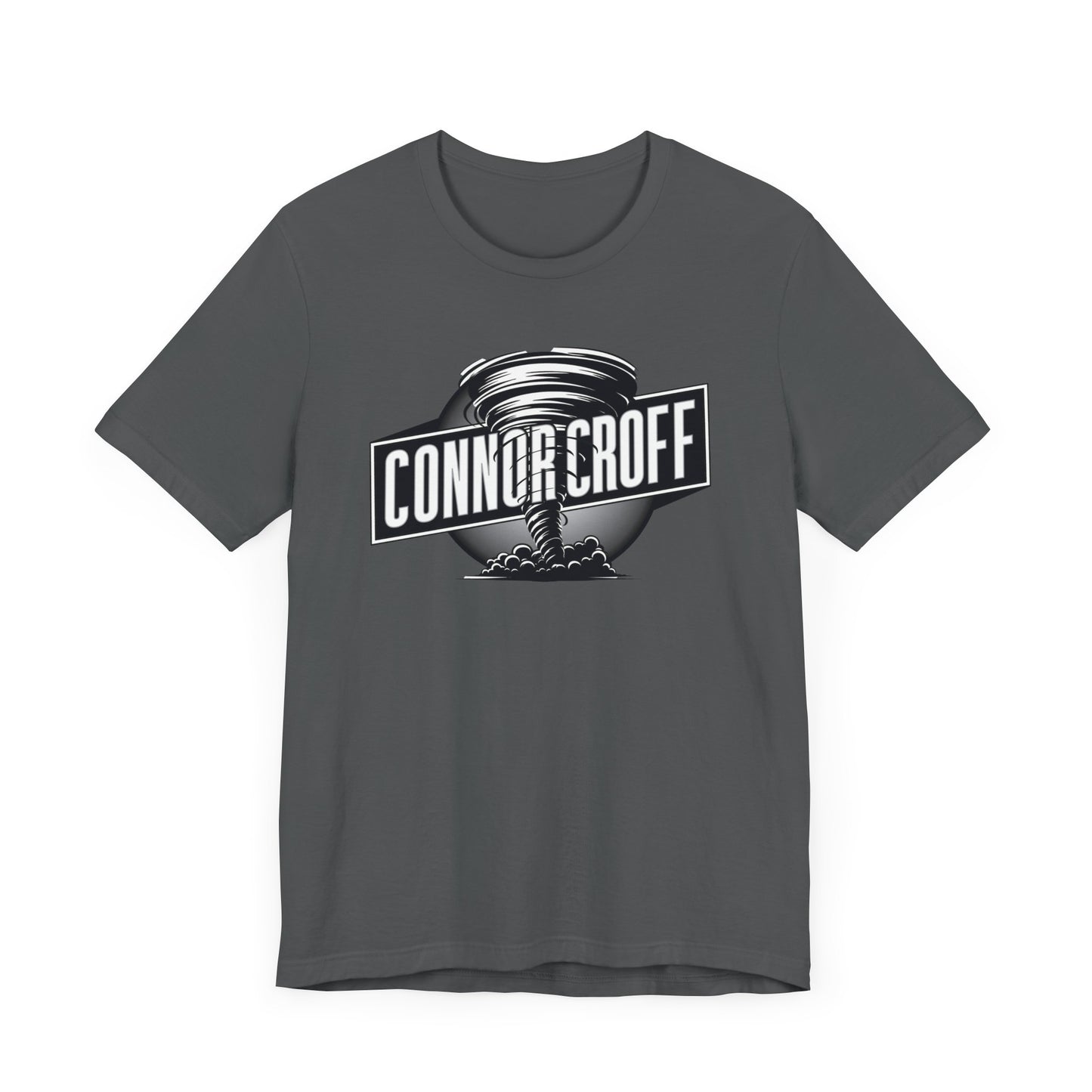 Connor Croff Black White Circle Logo Unisex Jersey Short Sleeve Tee