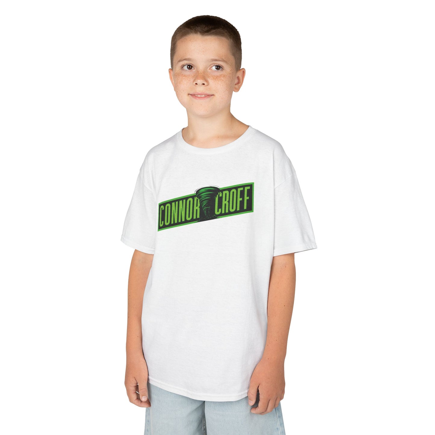 YOUTH (KIDS) Connor Croff Green Logo T-Shirt