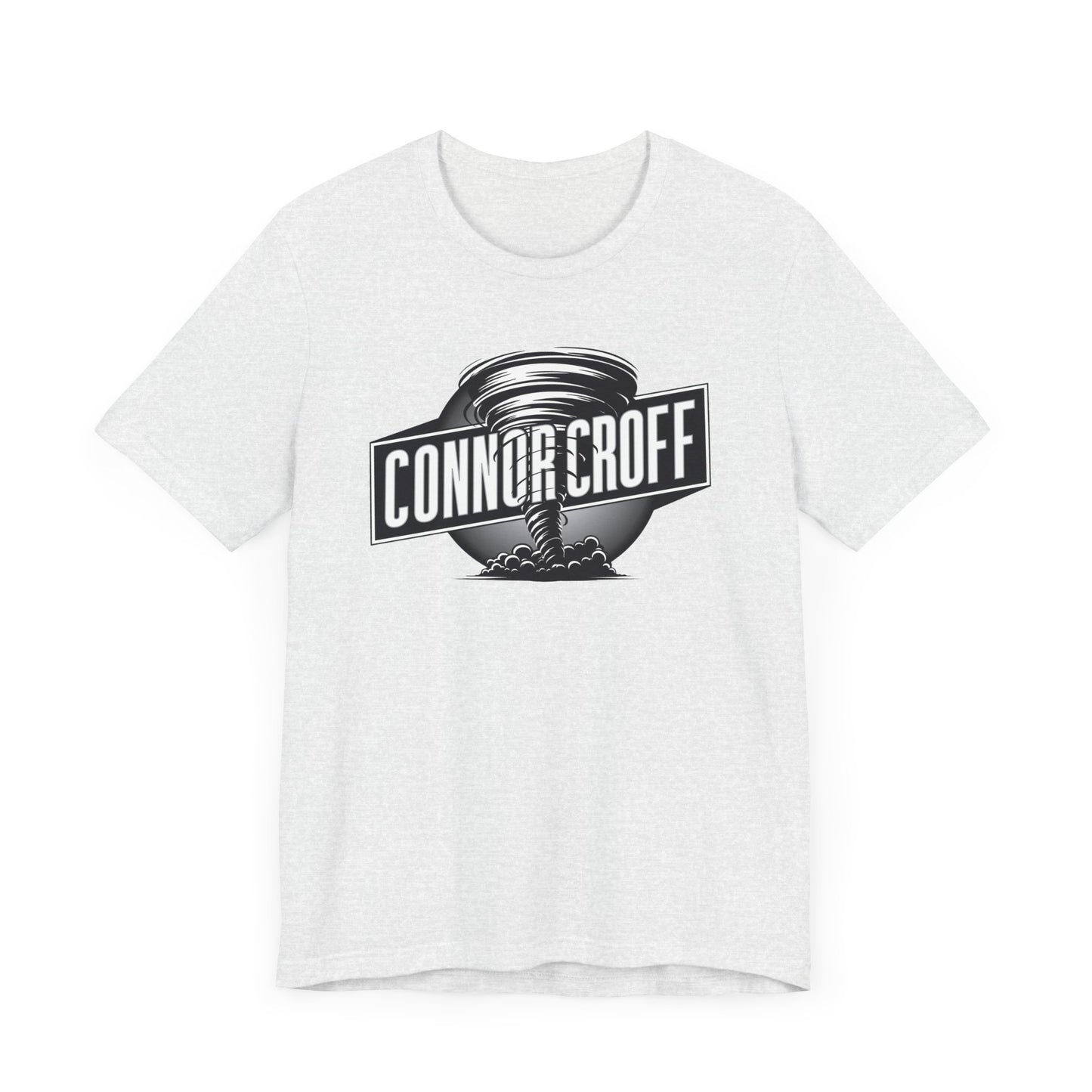 Connor Croff Black White Circle Logo Unisex Jersey Short Sleeve Tee