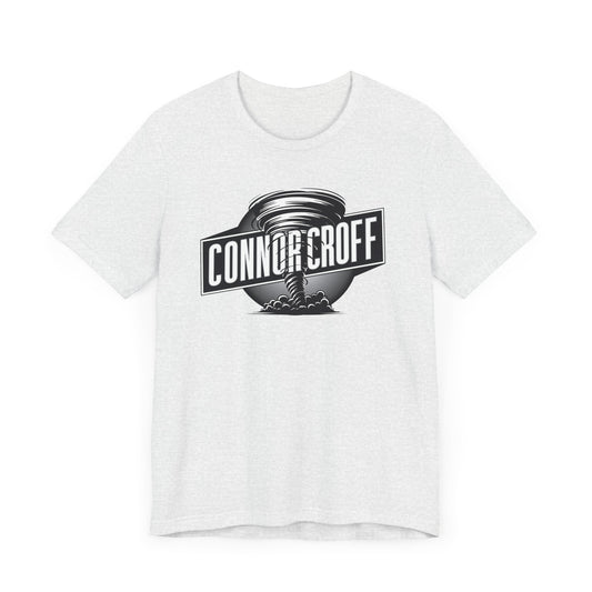 Connor Croff Black White Circle Logo Unisex Jersey Short Sleeve Tee