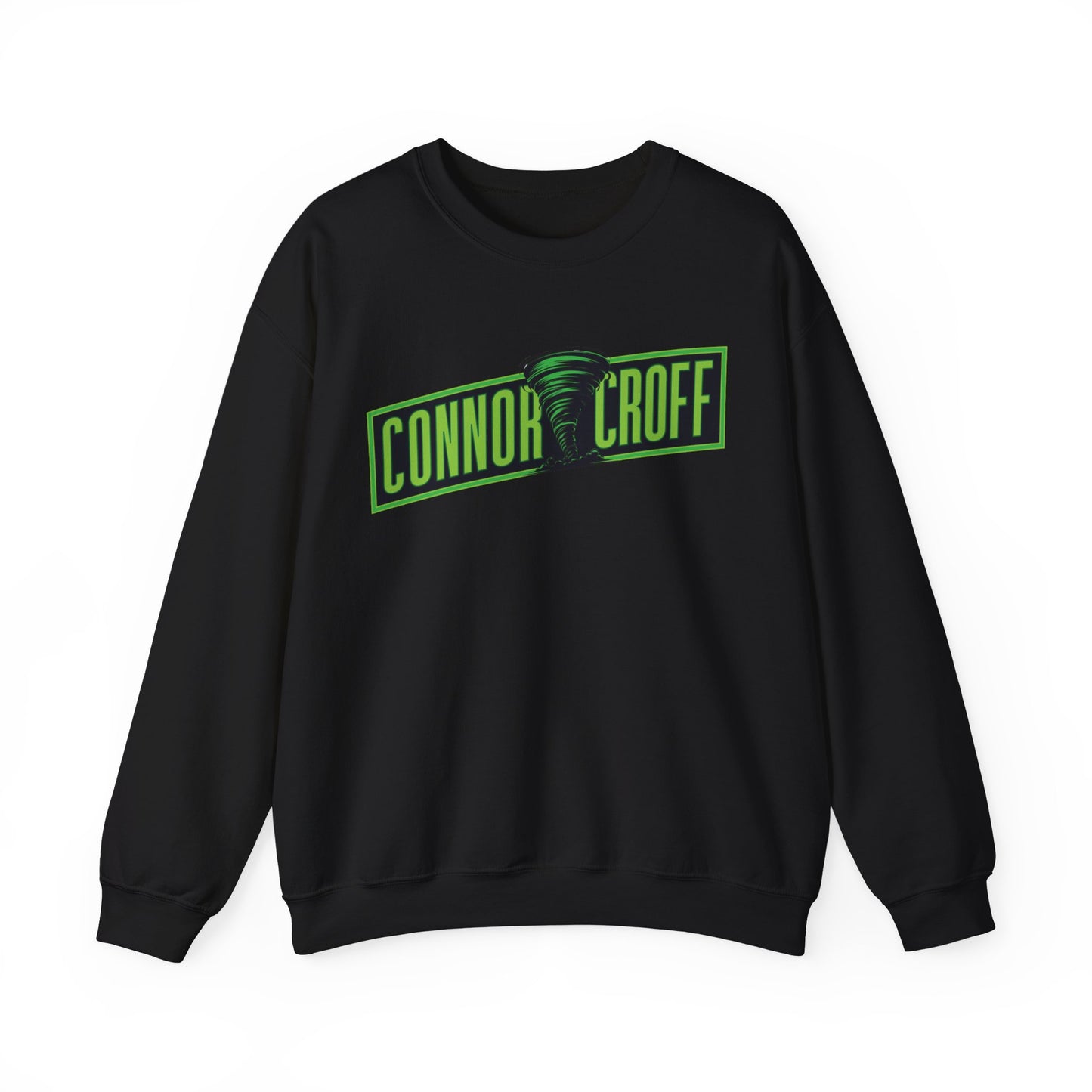 Connor Croff Green Logo Unisex Heavy Blend™ Crewneck Sweatshirt