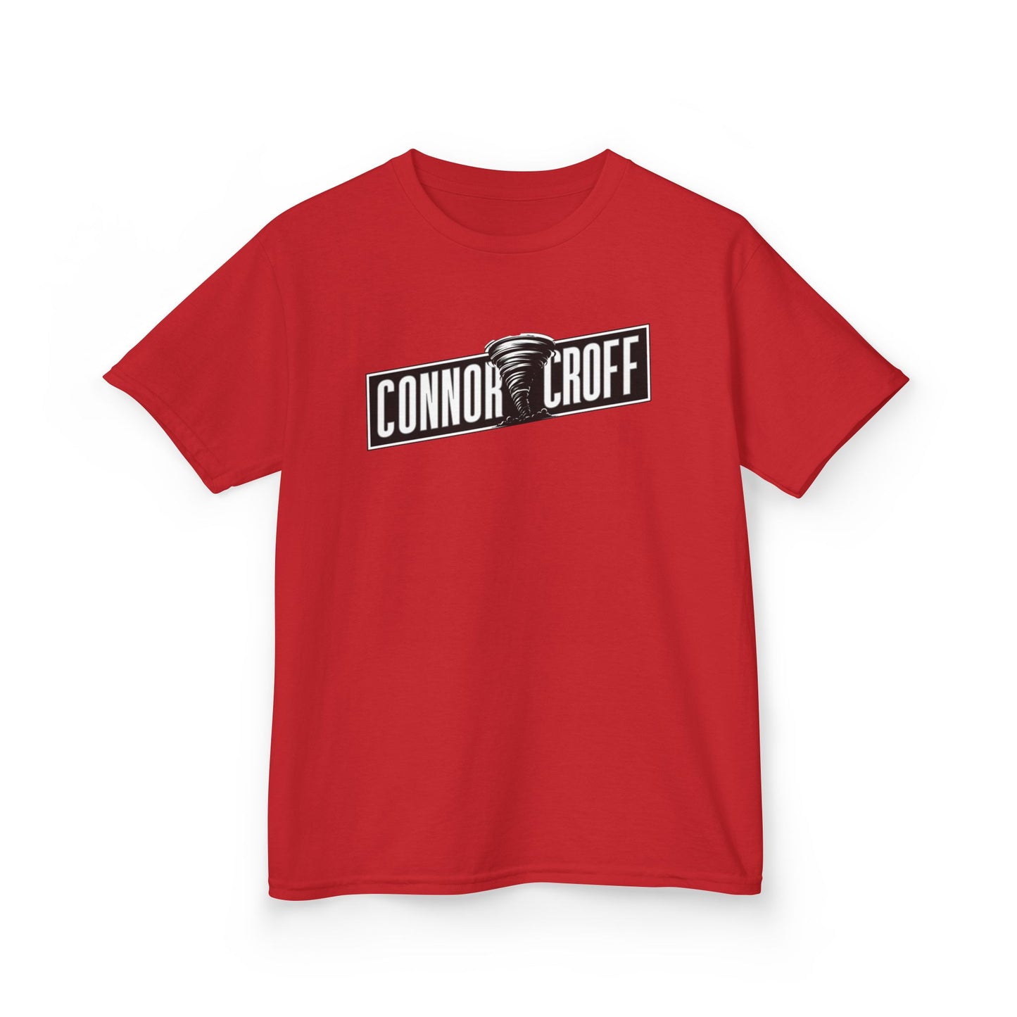 YOUTH (KIDS) Connor Croff Black White Logo Heavy Cotton™ Tee