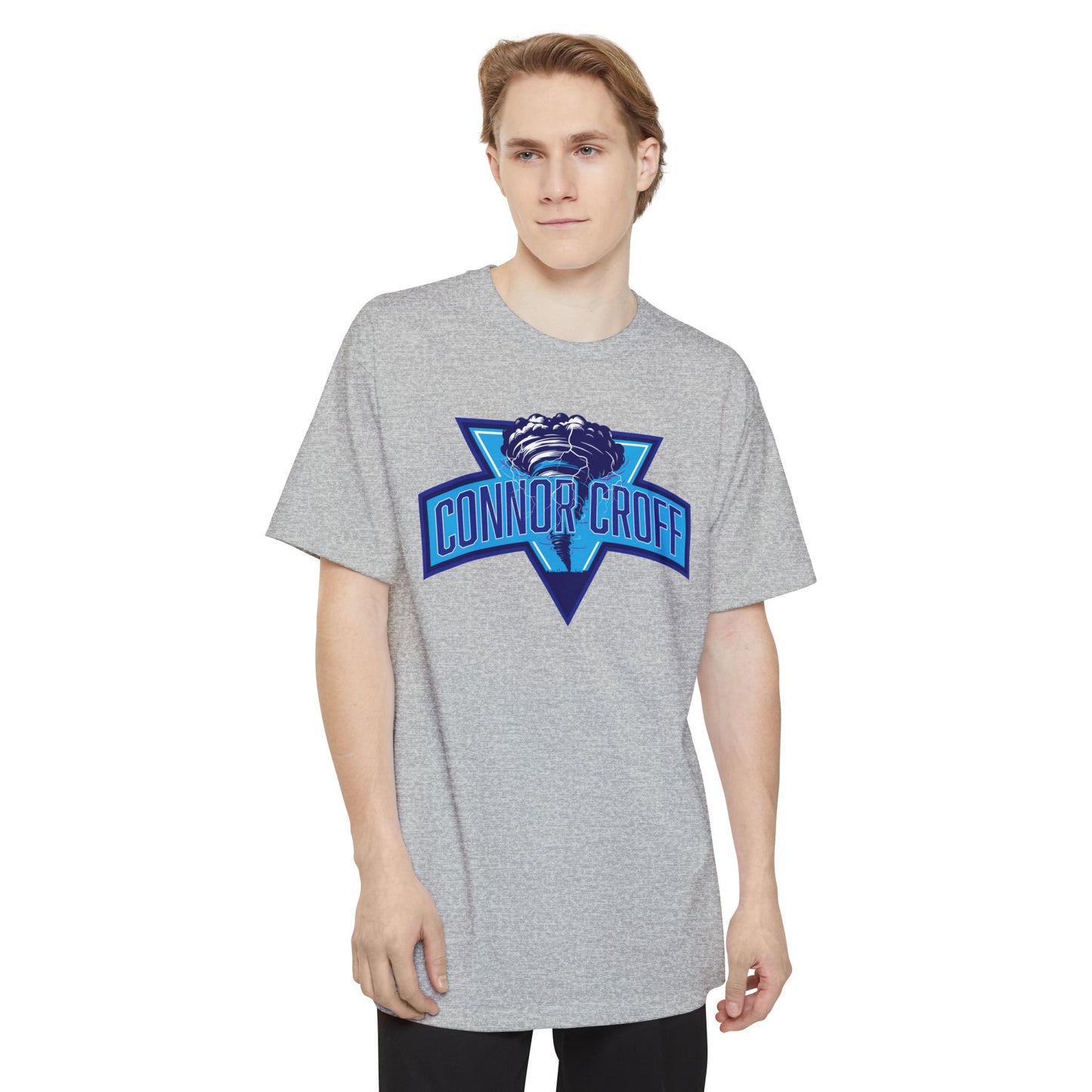 TALL SIZE Unisex Connor Croff Blue Logo T-Shirt
