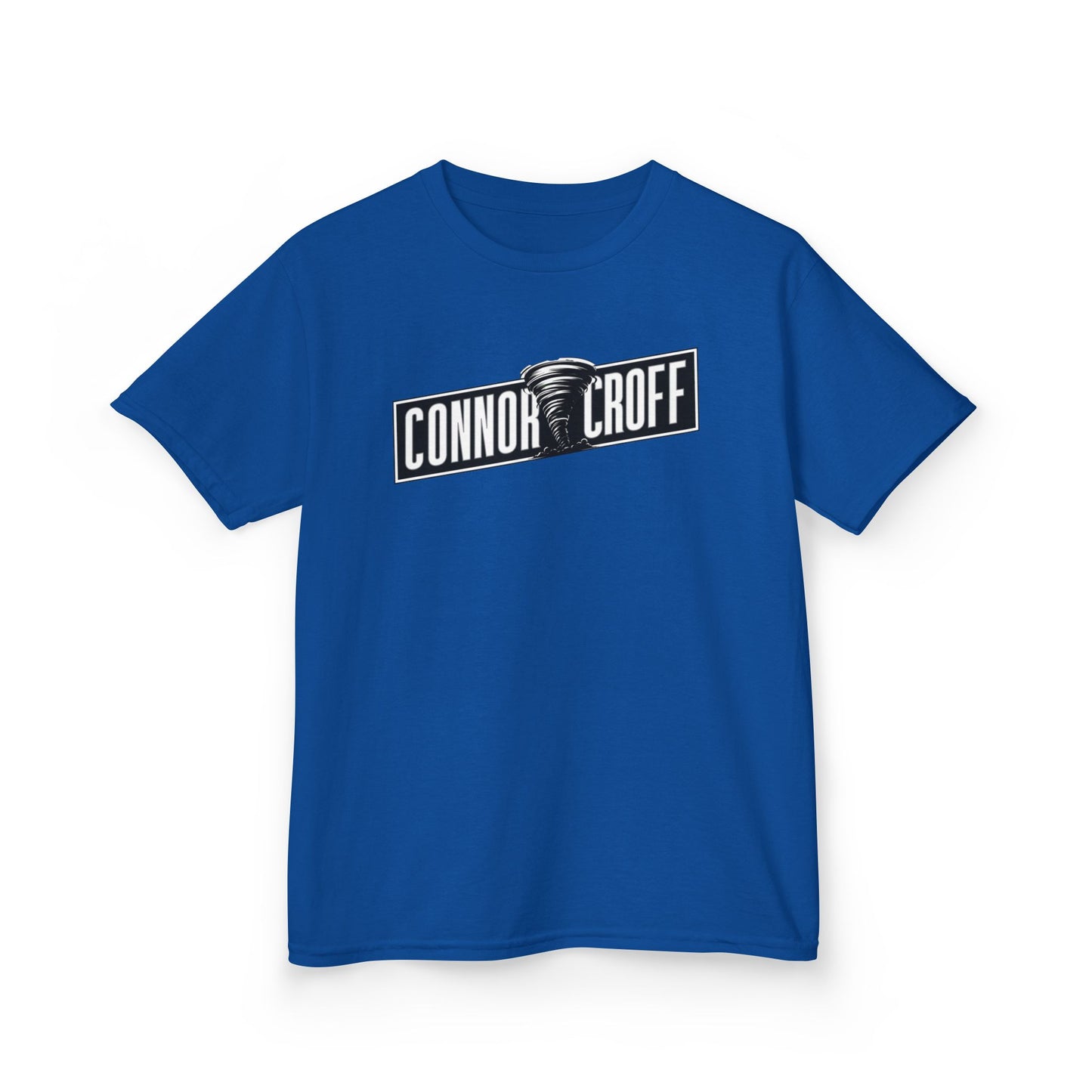 YOUTH (KIDS) Connor Croff Black White Logo Heavy Cotton™ Tee