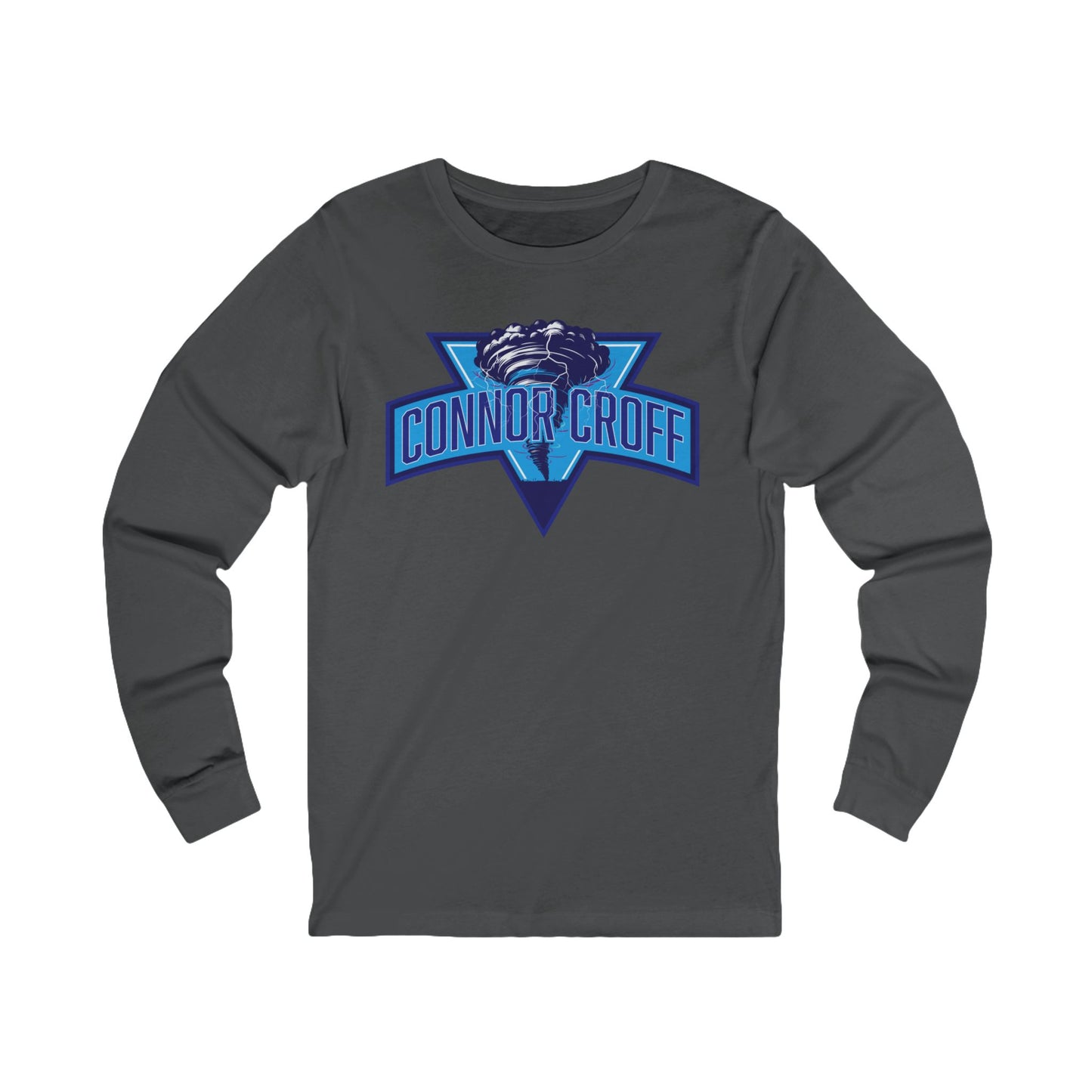 Connor Croff Blue Logo Unisex Jersey Long Sleeve Tee
