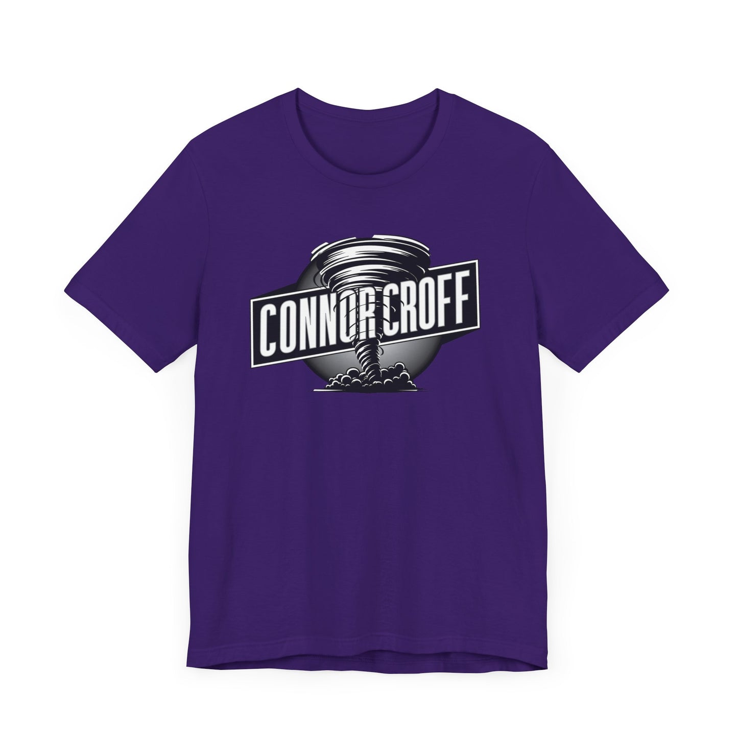 Connor Croff Black White Circle Logo Unisex Jersey Short Sleeve Tee
