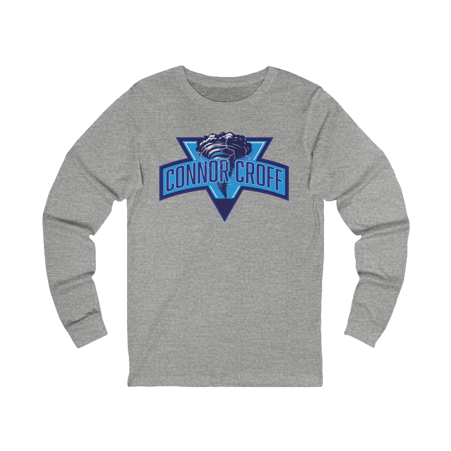 Connor Croff Blue Logo Unisex Jersey Long Sleeve Tee