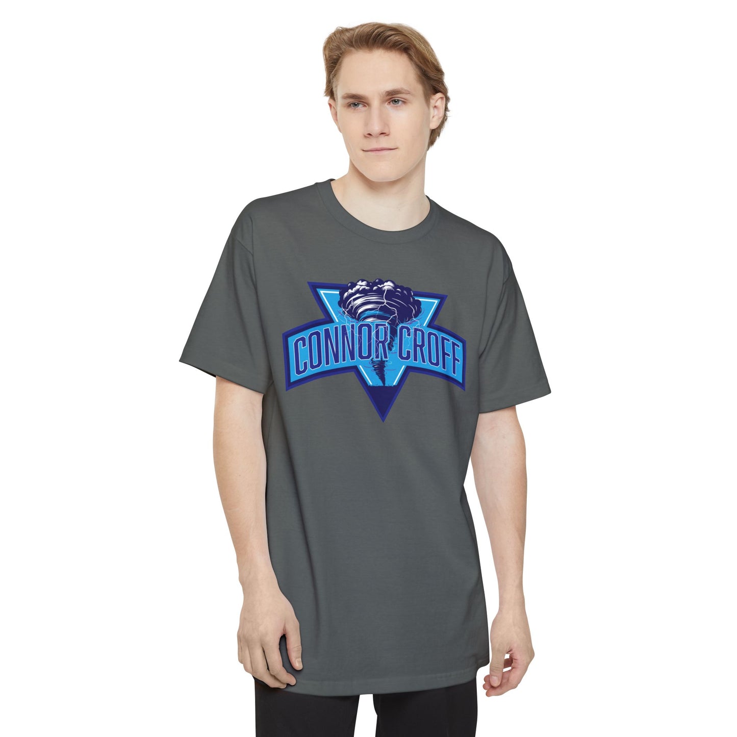 TALL SIZE Unisex Connor Croff Blue Logo T-Shirt