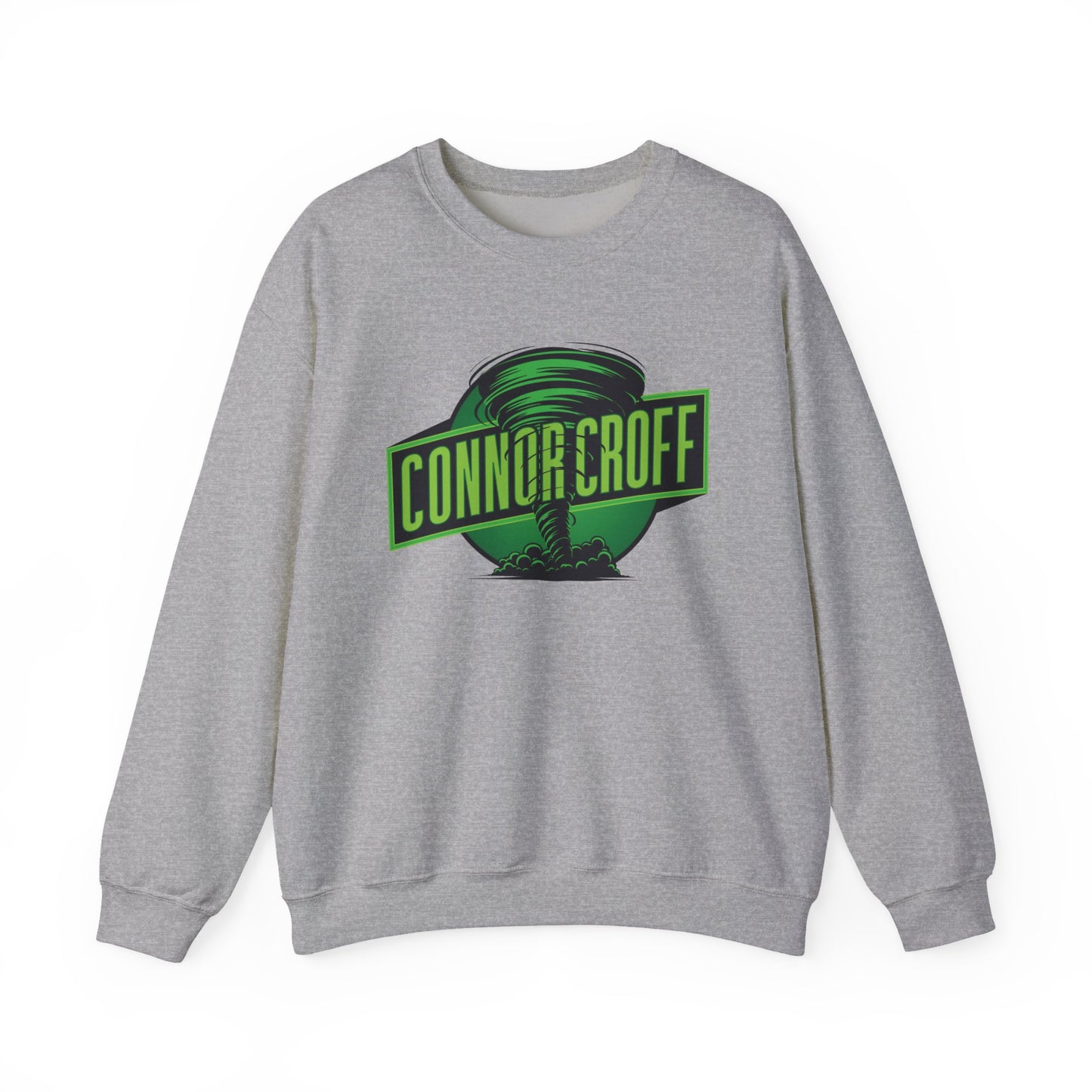 Connor Croff Green Circle Logo Unisex Heavy Blend™ Crewneck Sweatshirt