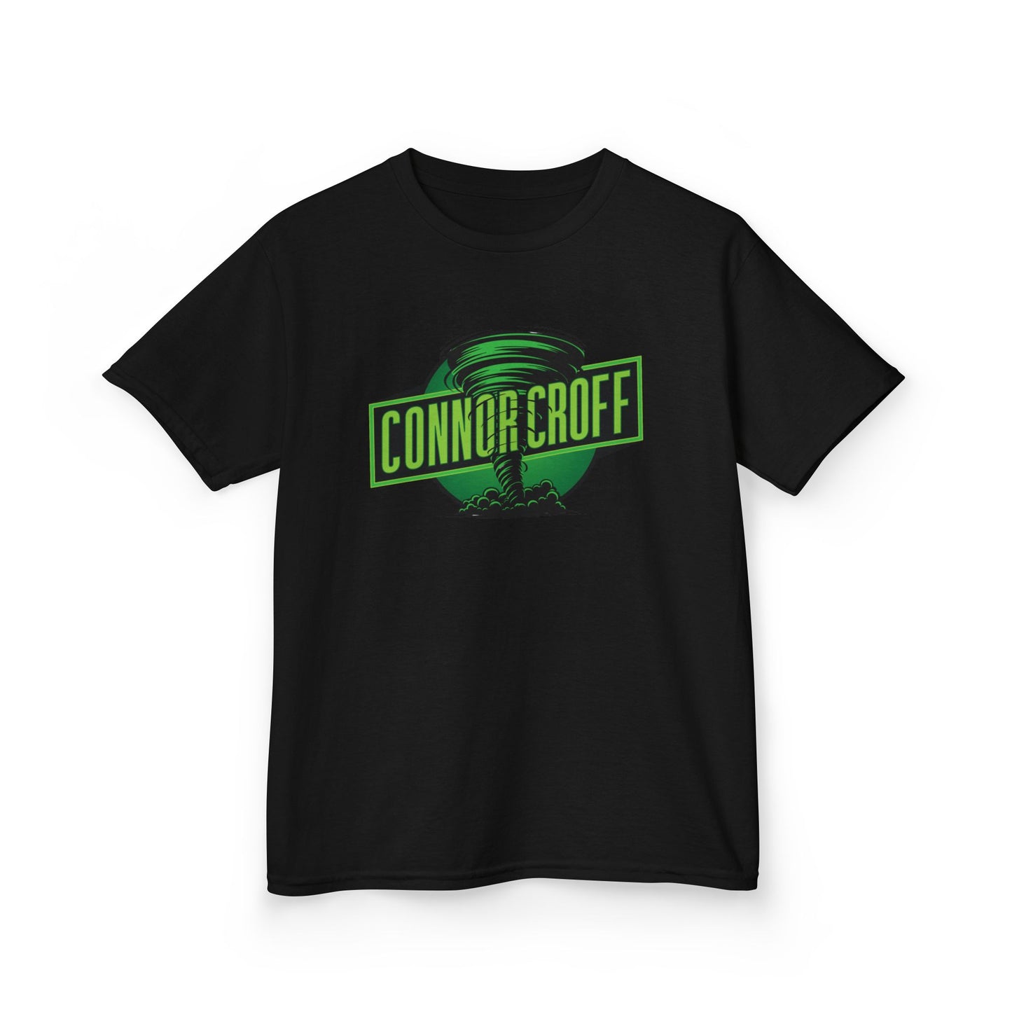 YOUTH (KIDS) Connor Croff Green Circle Logo Heavy Cotton™ Tee