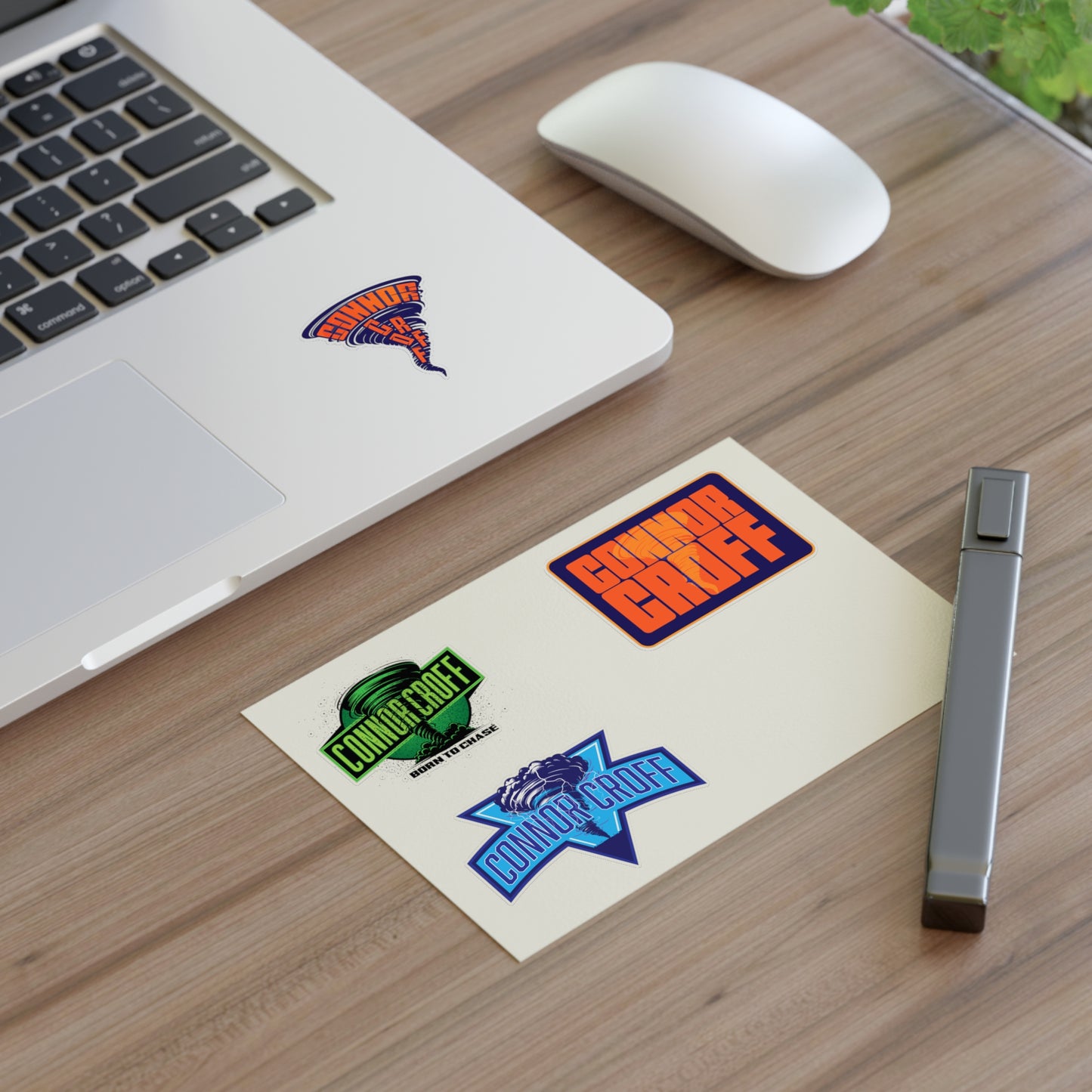 Connor Croff Logo Sticker Sheet