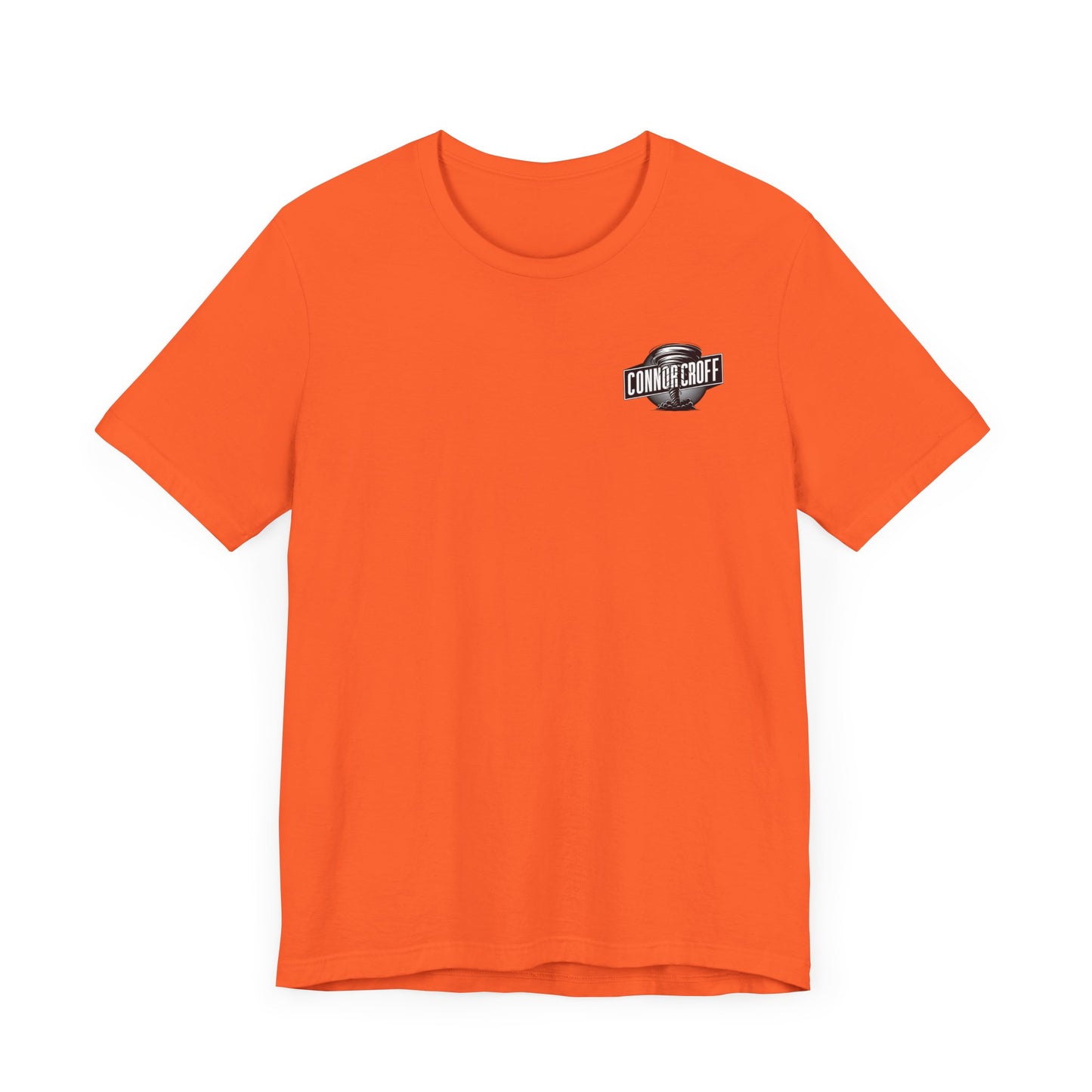 Connor Croff Small Black White Logo Unisex Jersey Short Sleeve Tee