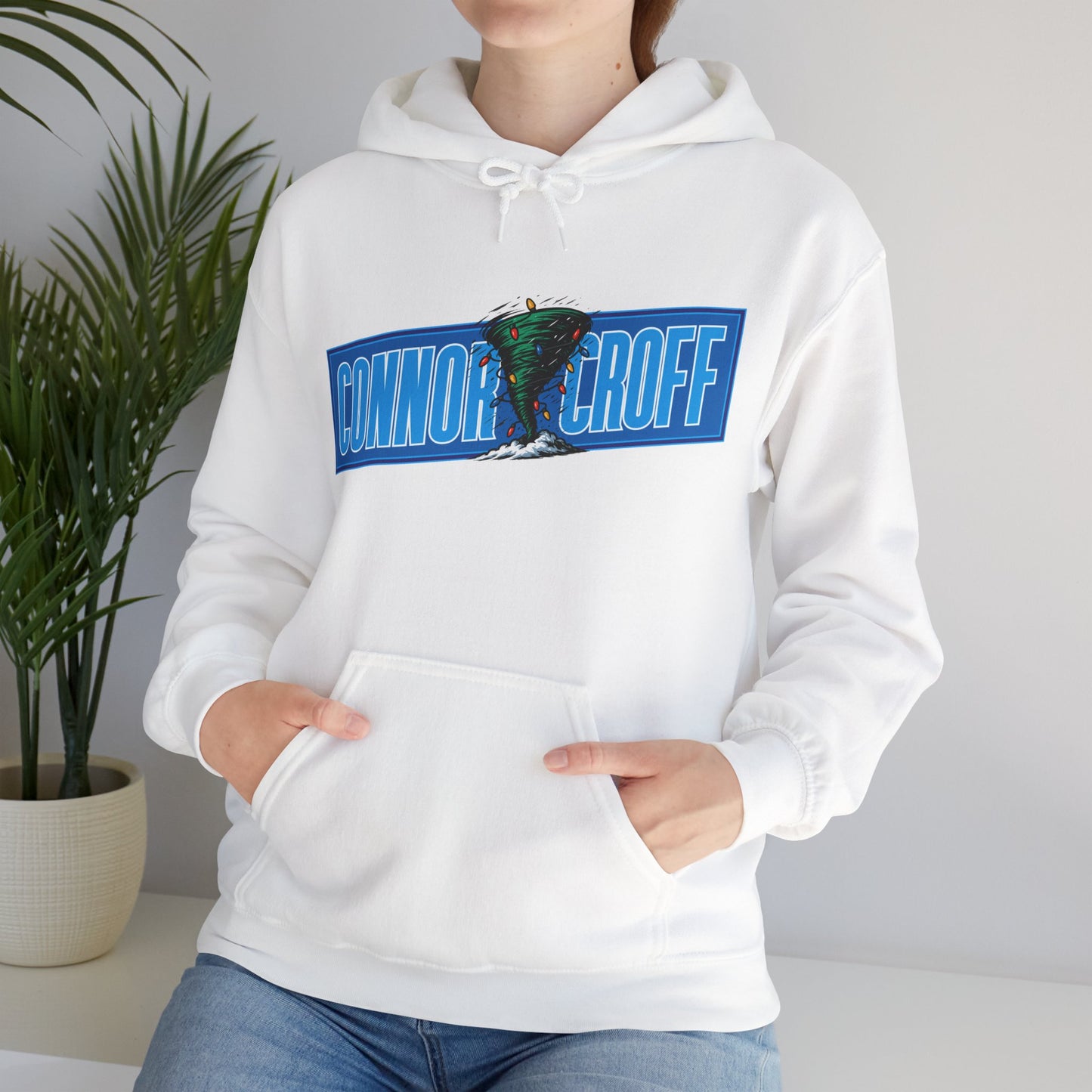 Connor Croff Christmas Logo Unisex Heavy Blend™ Hooded Sweatshirt