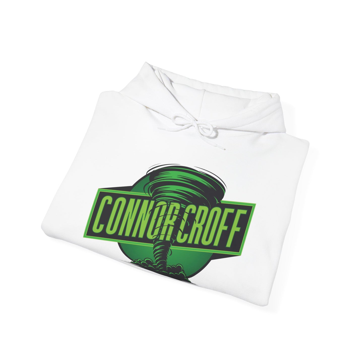 Connor Croff Green Circle Logo Unisex Heavy Blend™ Hooded Sweatshirt
