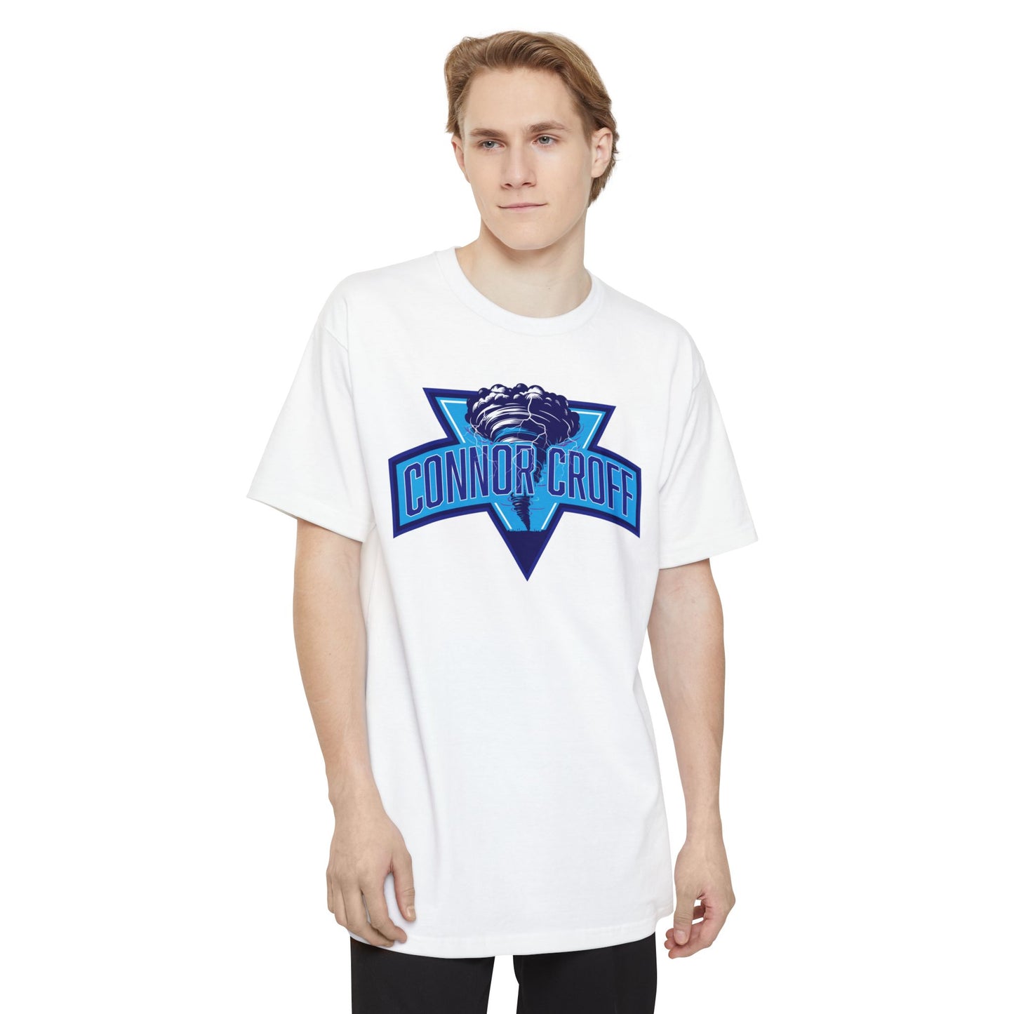 TALL SIZE Unisex Connor Croff Blue Logo T-Shirt