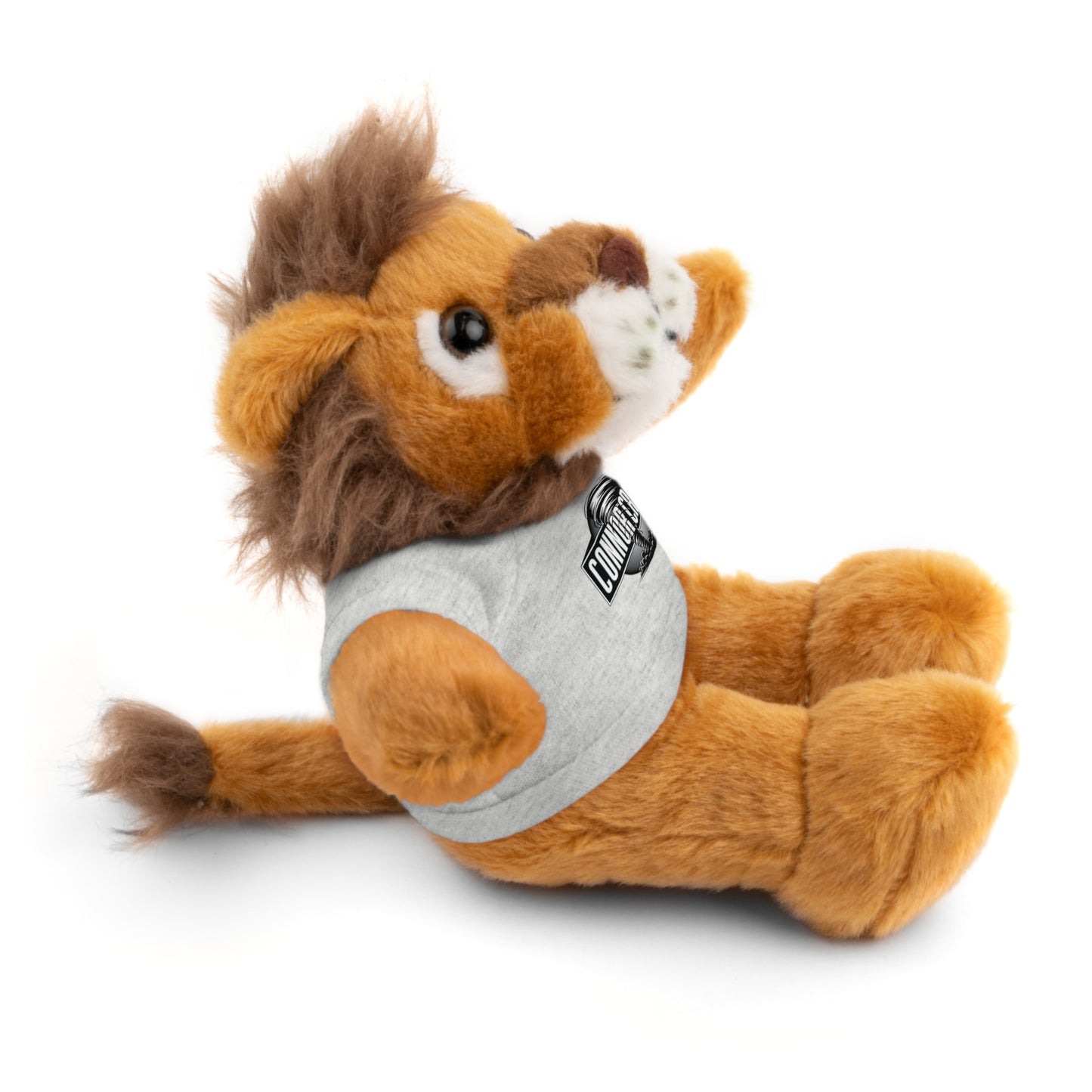 Stuffed Animal Plush LION with Connor Croff Circle Logo Tee