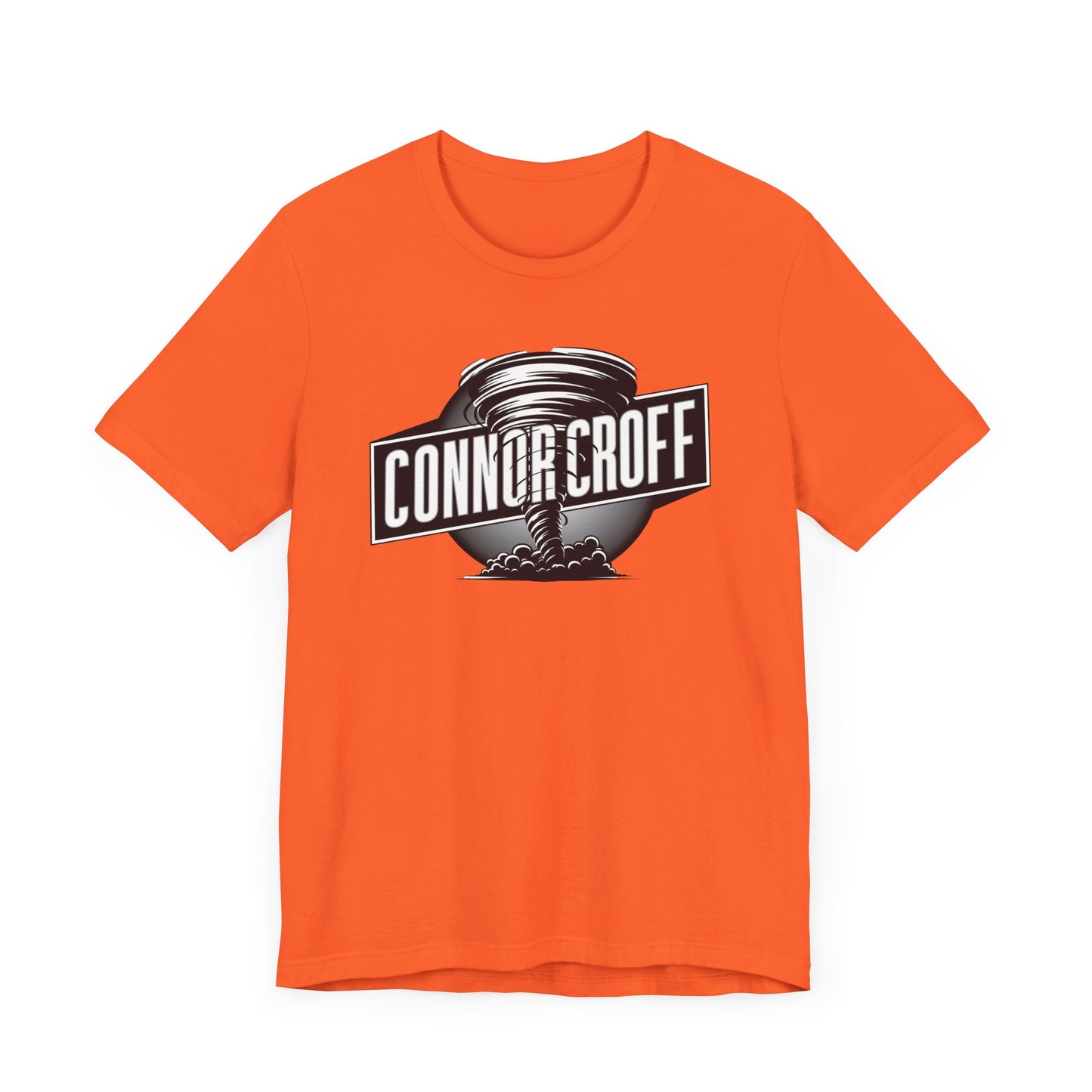 Connor Croff Black White Circle Logo Unisex Jersey Short Sleeve Tee