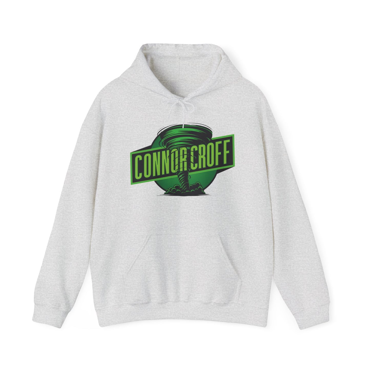 Connor Croff Green Circle Logo Unisex Heavy Blend™ Hooded Sweatshirt