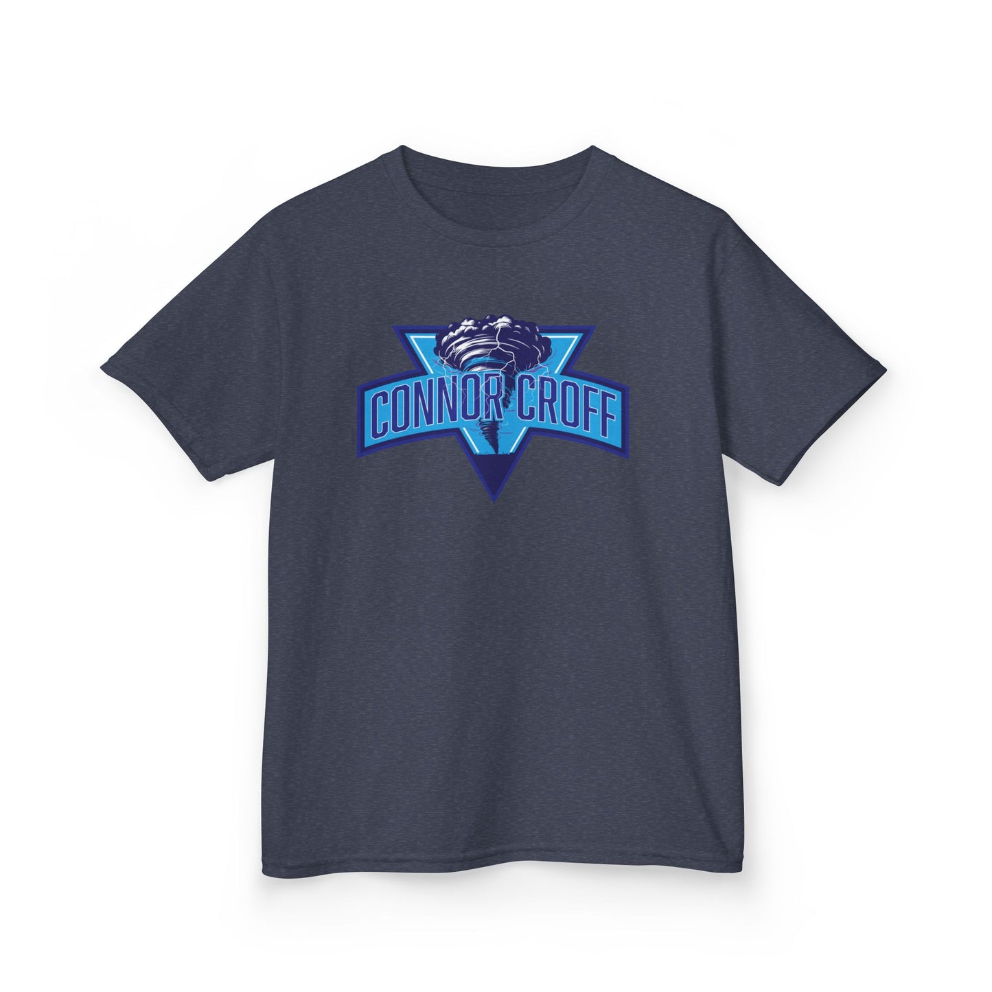 YOUTH (KIDS) Connor Croff Blue Logo Heavy Cotton™ Tee