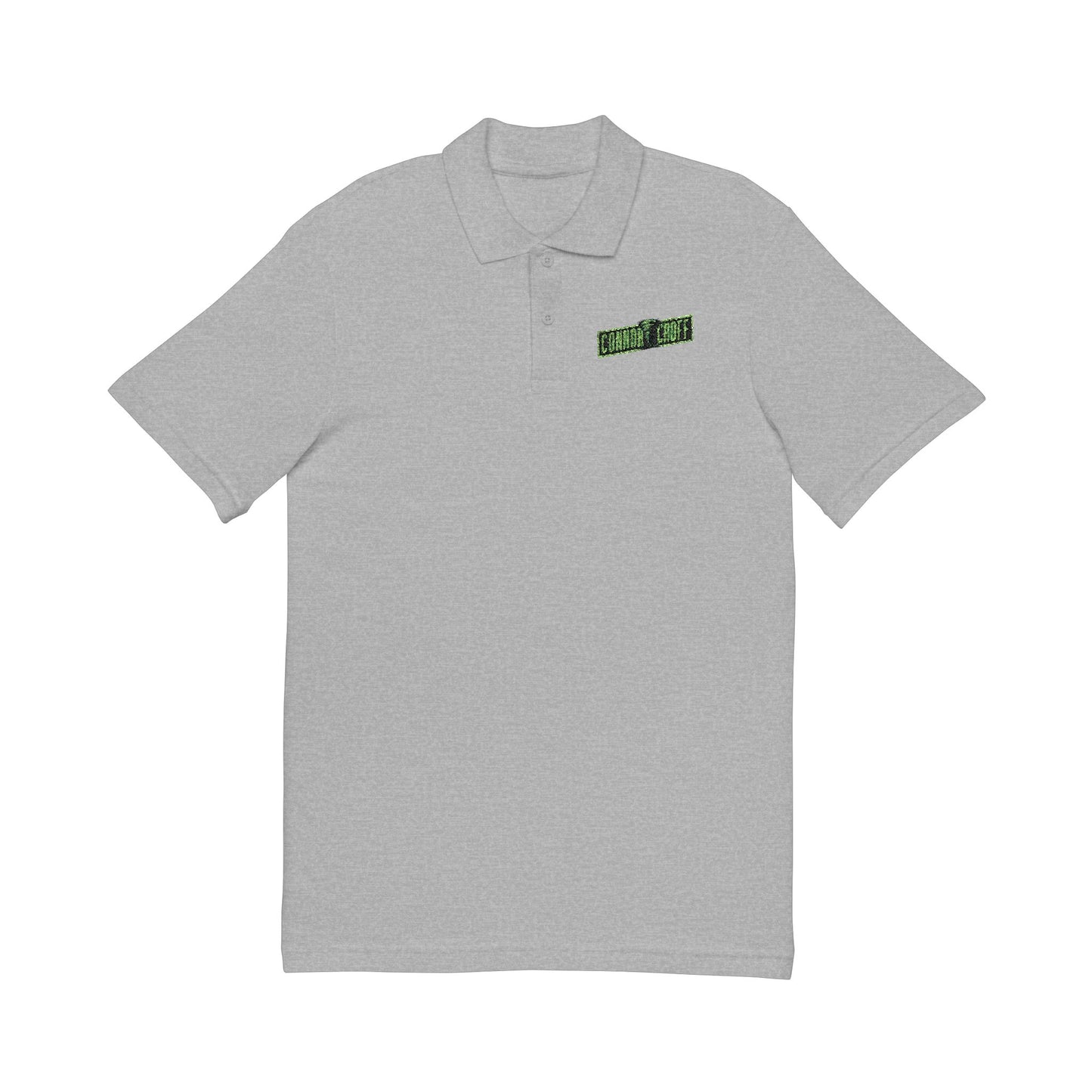 Connor Croff Green Logo Unisex Polo Shirt Embroider Logo