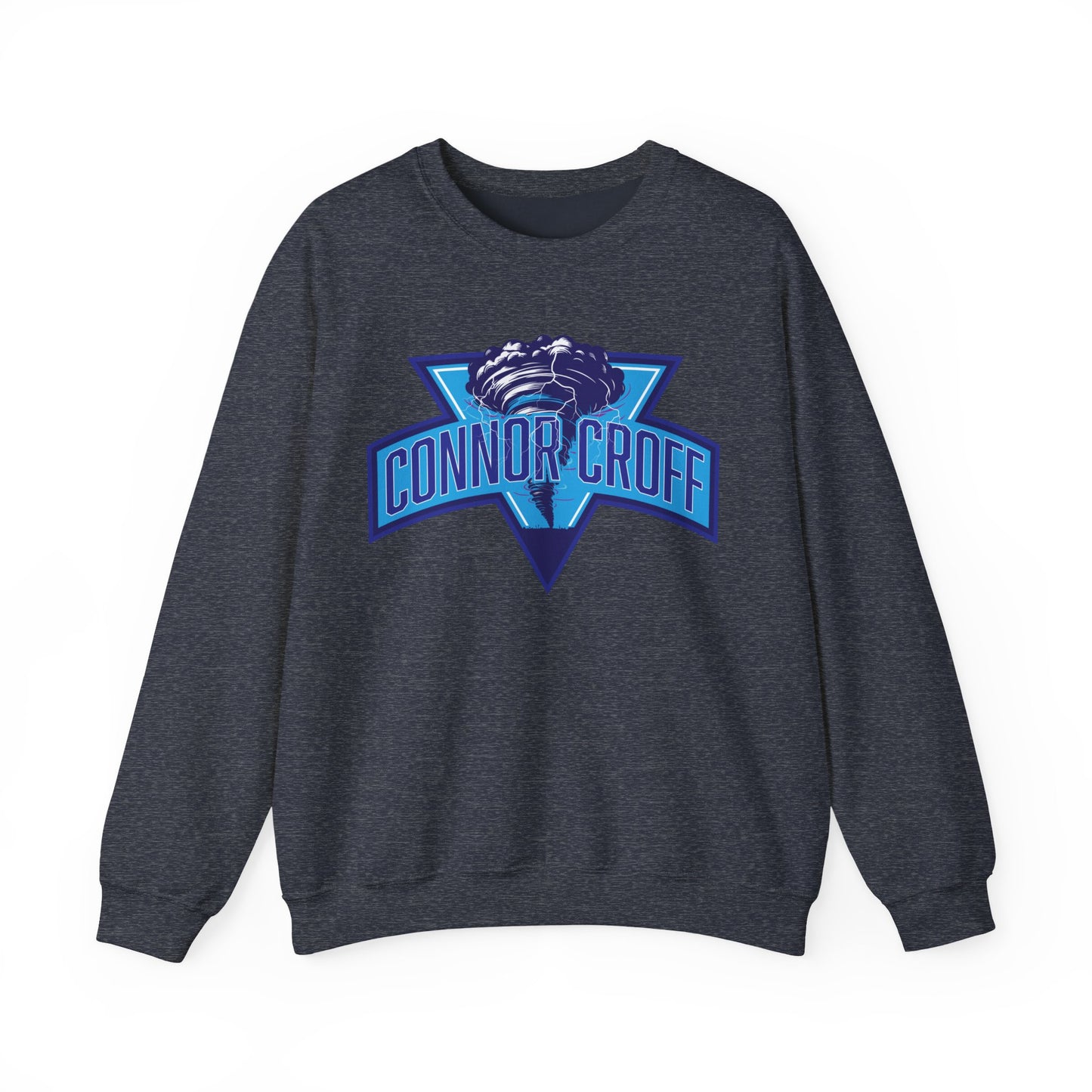 Connor Croff Blue Logo Unisex Heavy Blend™ Crewneck Sweatshirt