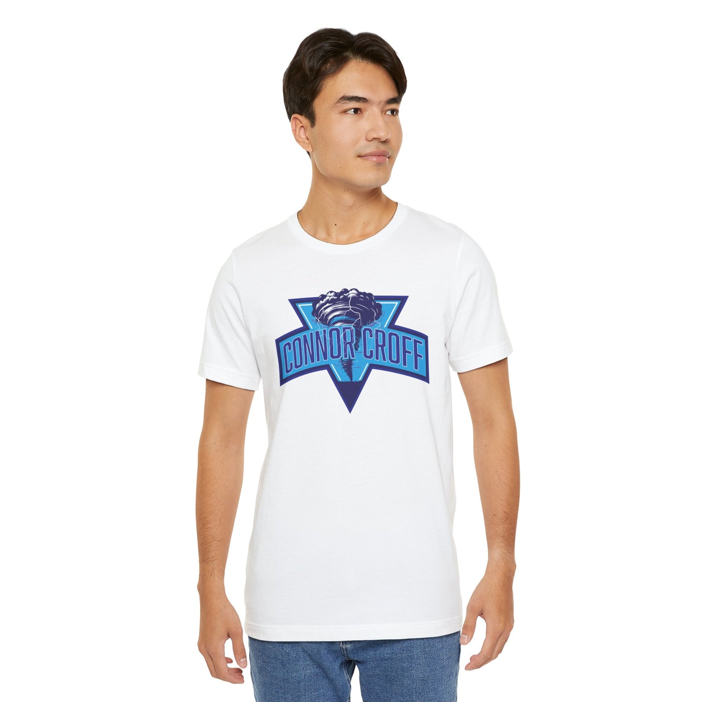 Connor Croff Blue Logo Unisex Jersey Short Sleeve Tee