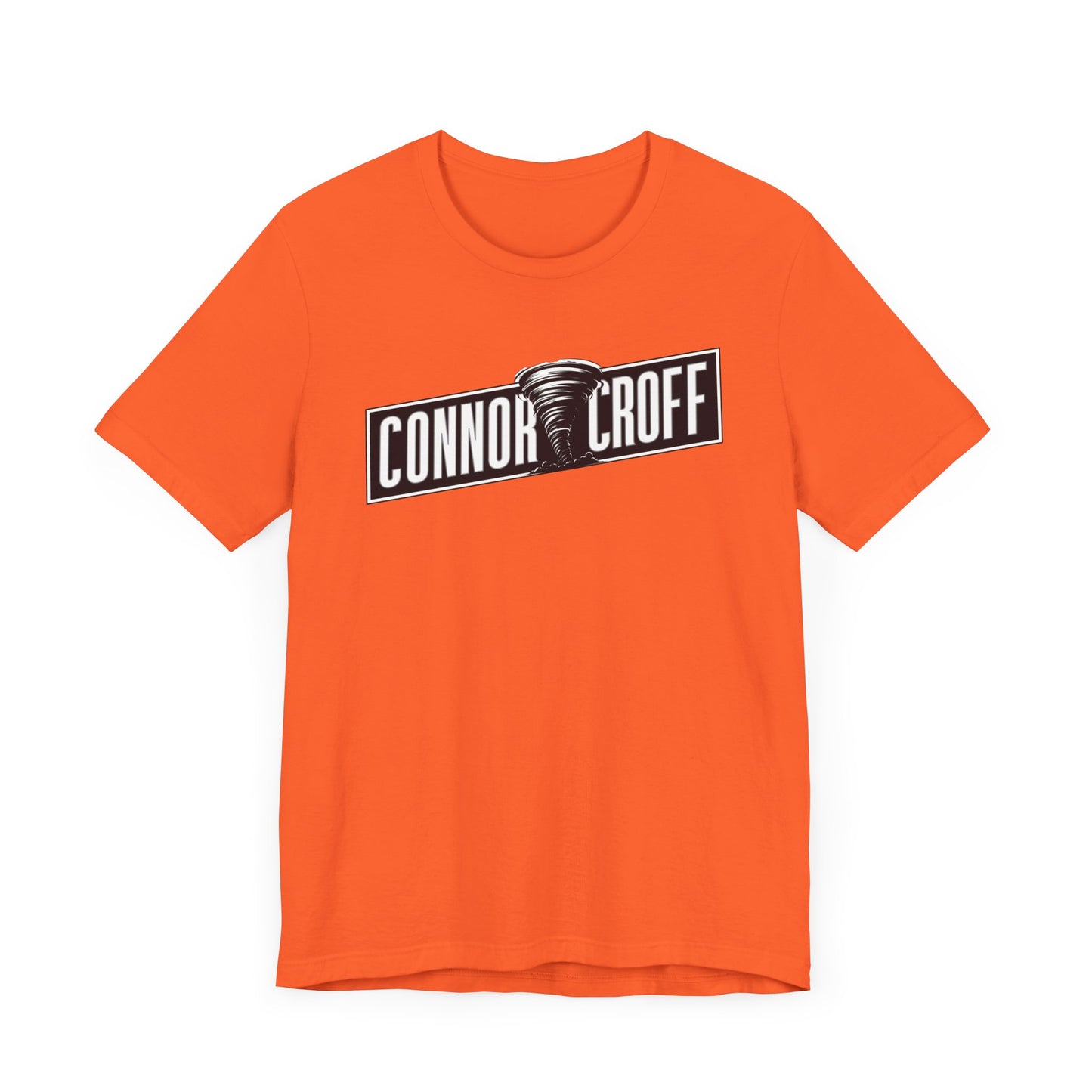 Connor Croff Black White Logo Unisex Jersey Short Sleeve Tee