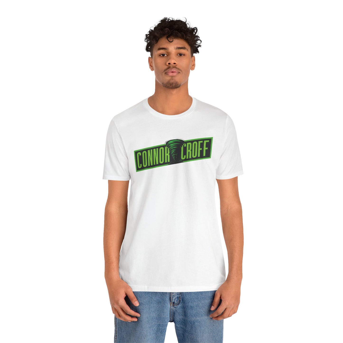Connor Croff Green Logo Unisex Jersey Short Sleeve Tee