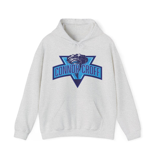 Connor Croff Blue Logo Unisex Heavy Blend™ Hooded Sweatshirt