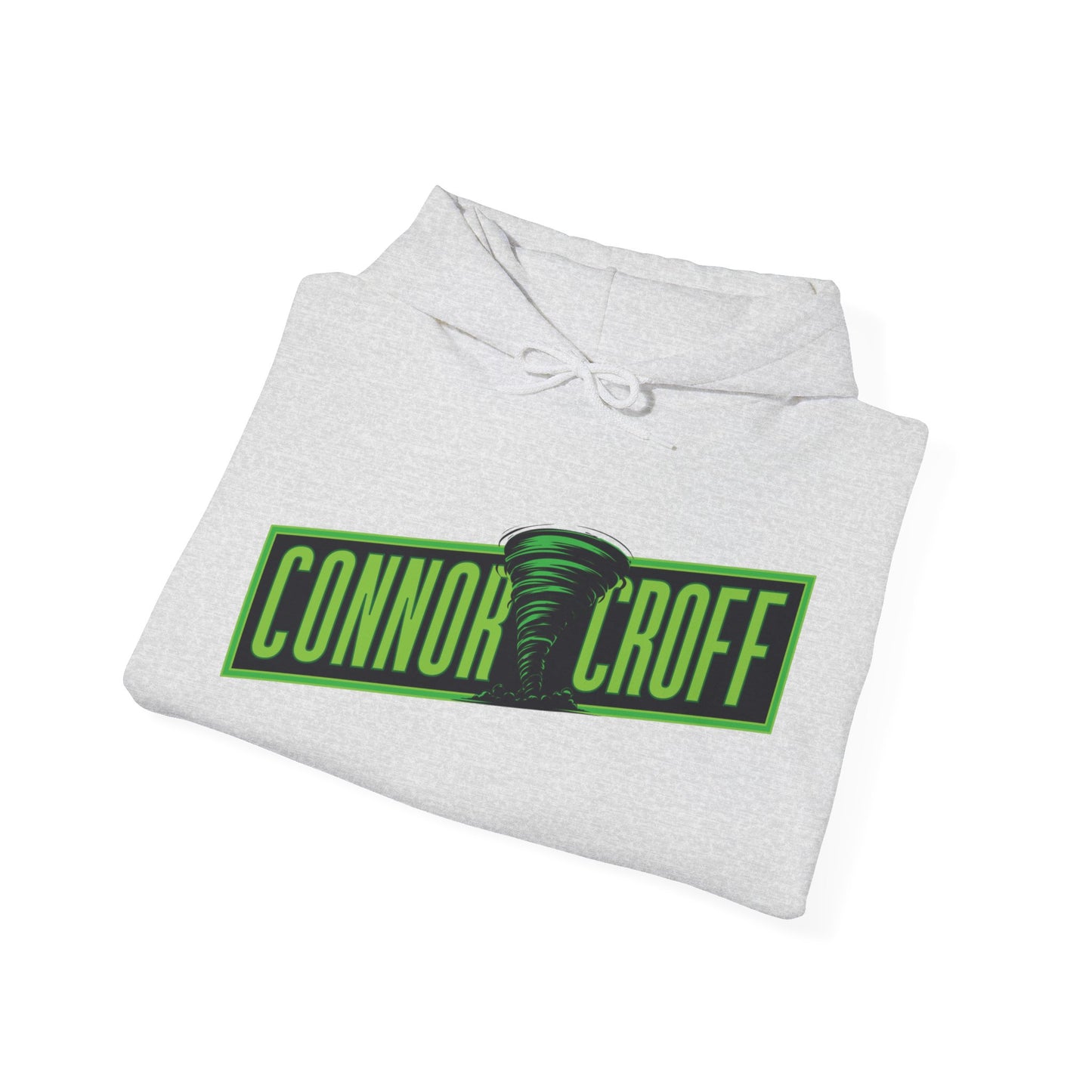 Connor Croff Green Logo Unisex Heavy Blend™ Hooded Sweatshirt