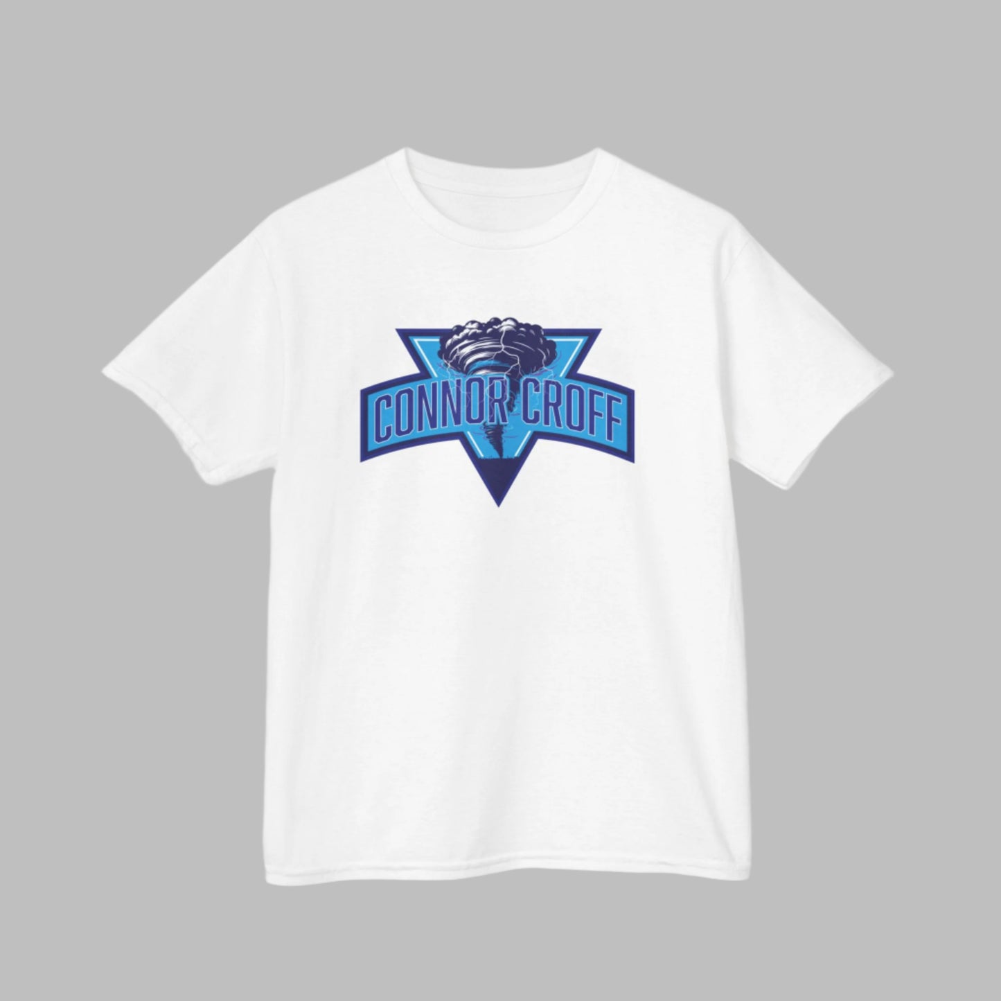 YOUTH (KIDS) Connor Croff Blue Logo Heavy Cotton™ Tee