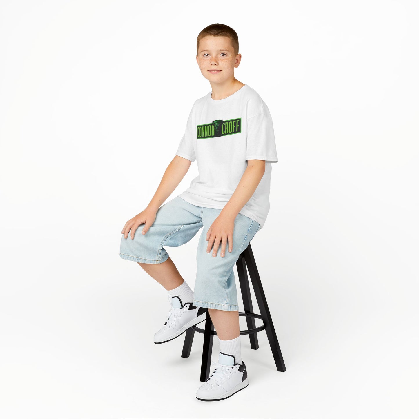 YOUTH (KIDS) Connor Croff Green Logo T-Shirt