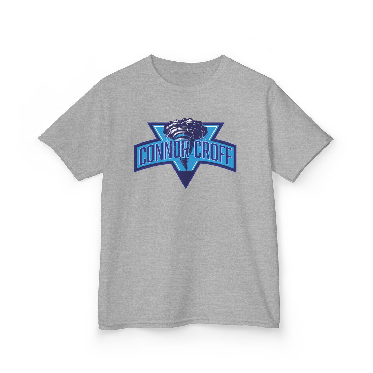 YOUTH (KIDS) Connor Croff Blue Logo Heavy Cotton™ Tee