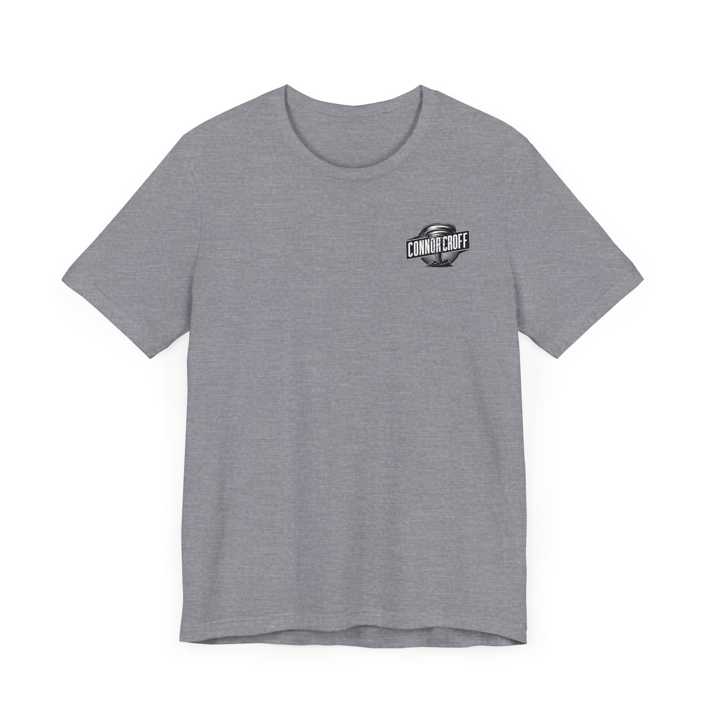 Connor Croff Small Black White Logo Unisex Jersey Short Sleeve Tee