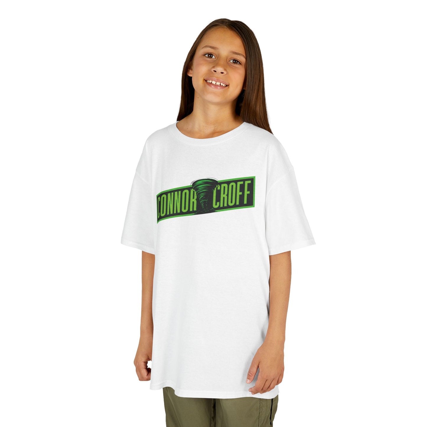 YOUTH (KIDS) Connor Croff Green Logo T-Shirt