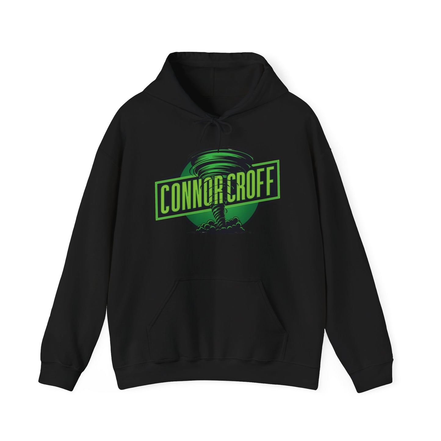 Connor Croff Green Circle Logo Unisex Heavy Blend™ Hooded Sweatshirt