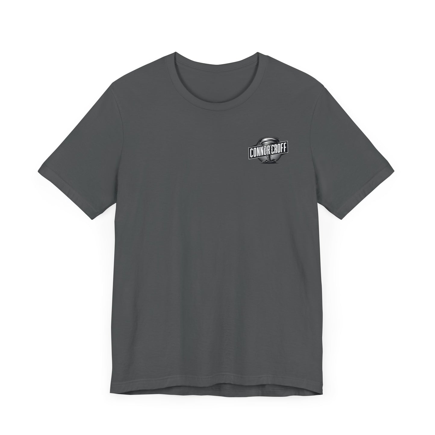 Connor Croff Small Black White Logo Unisex Jersey Short Sleeve Tee