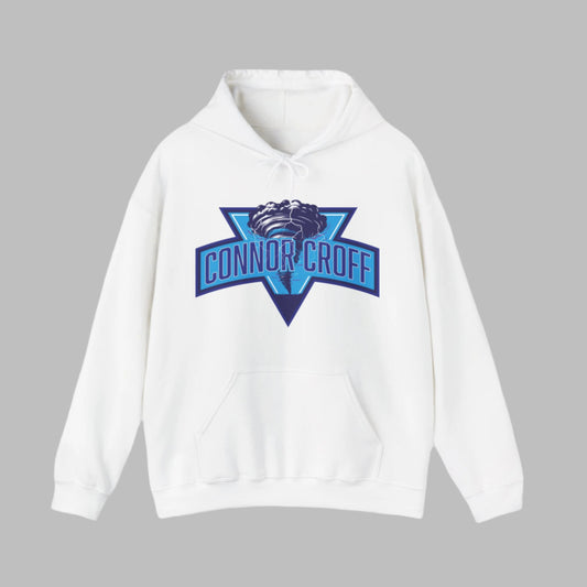 Connor Croff Blue Logo Unisex Heavy Blend™ Hooded Sweatshirt