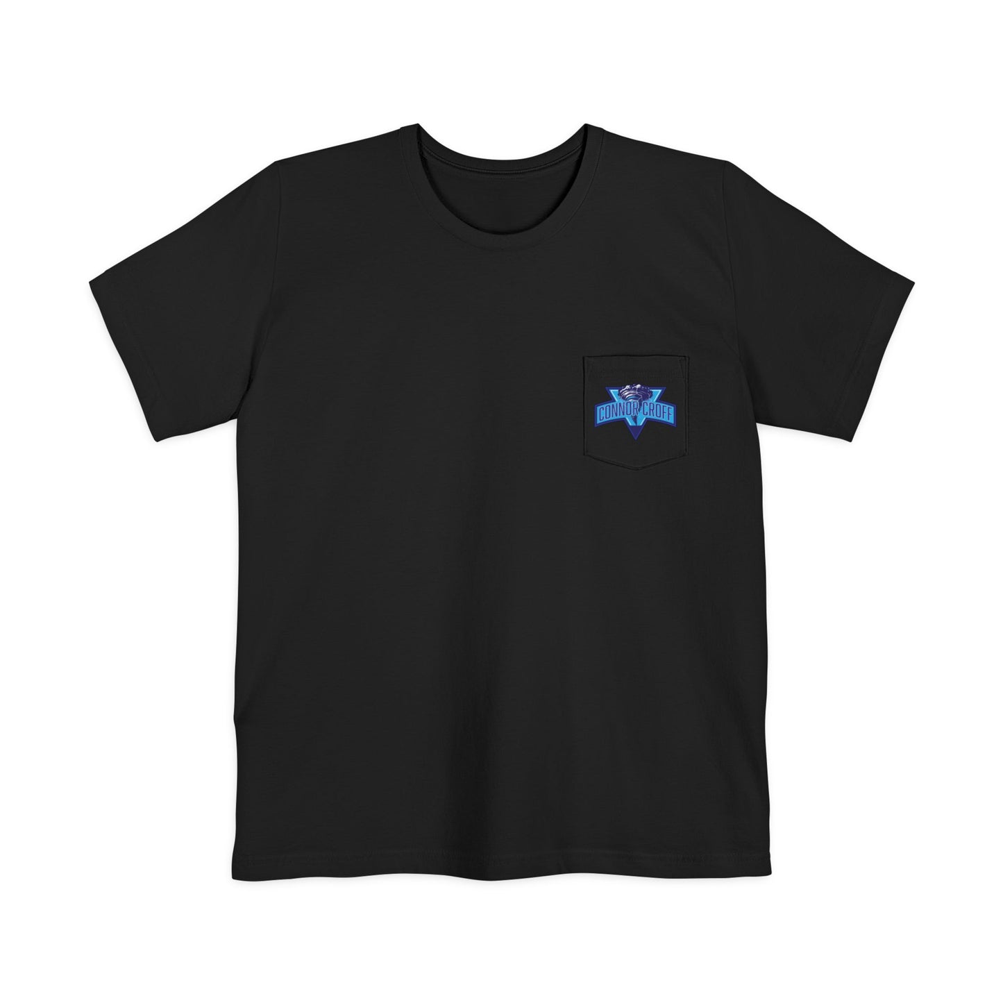 Connor Croff Blue Logo Unisex Pocket T-shirt