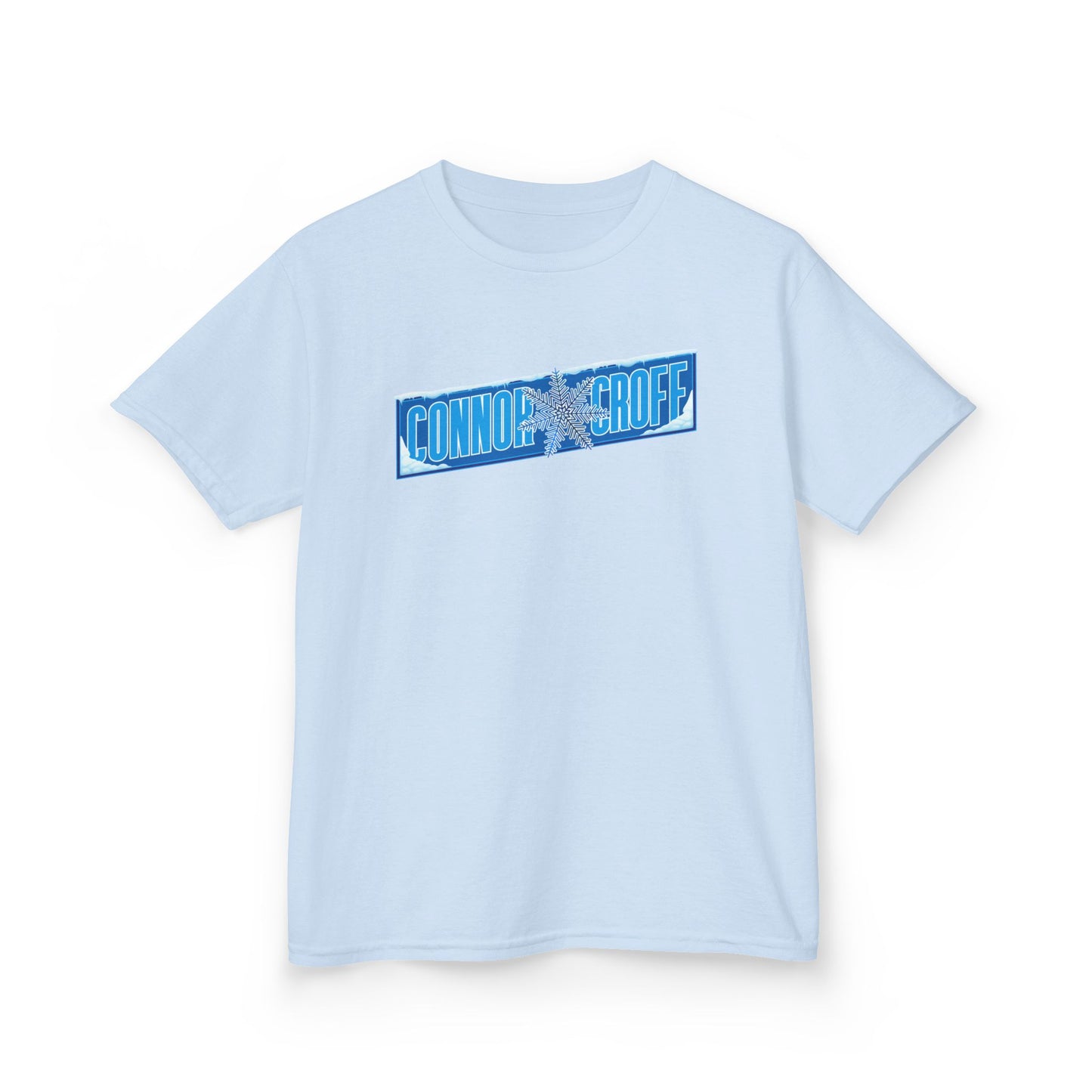 Connor Croff KIDS Heavy Cotton™ Tee Snowflake Winter Logo