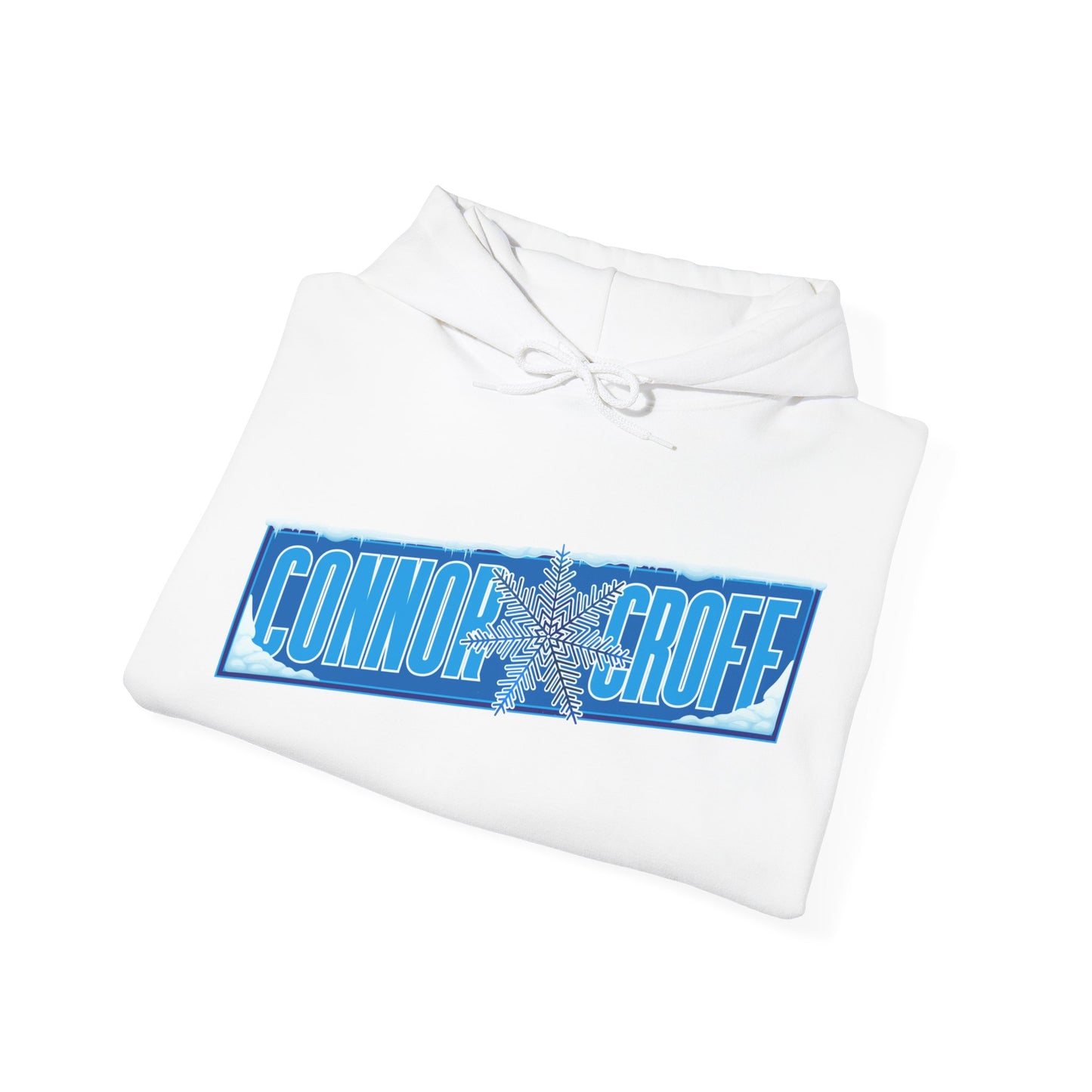 Connor Croff Snowflake Logo Unisex Heavy Blend™ Hooded Sweatshirt